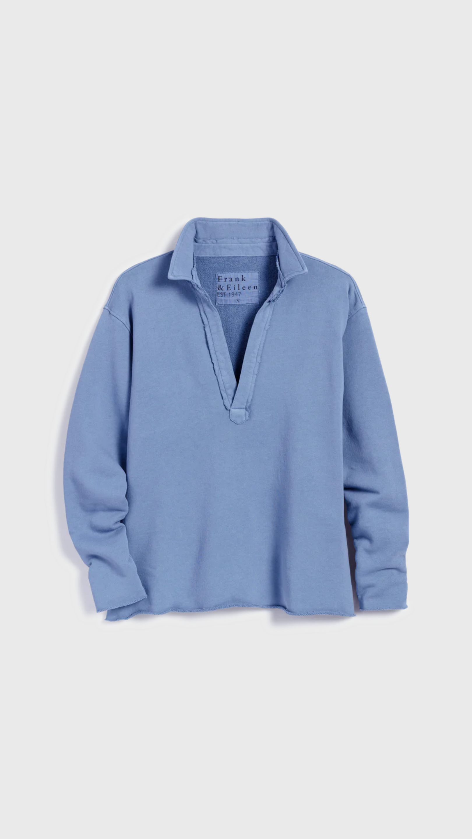 Frank & Eileen Patrick Popover Henley in Fog