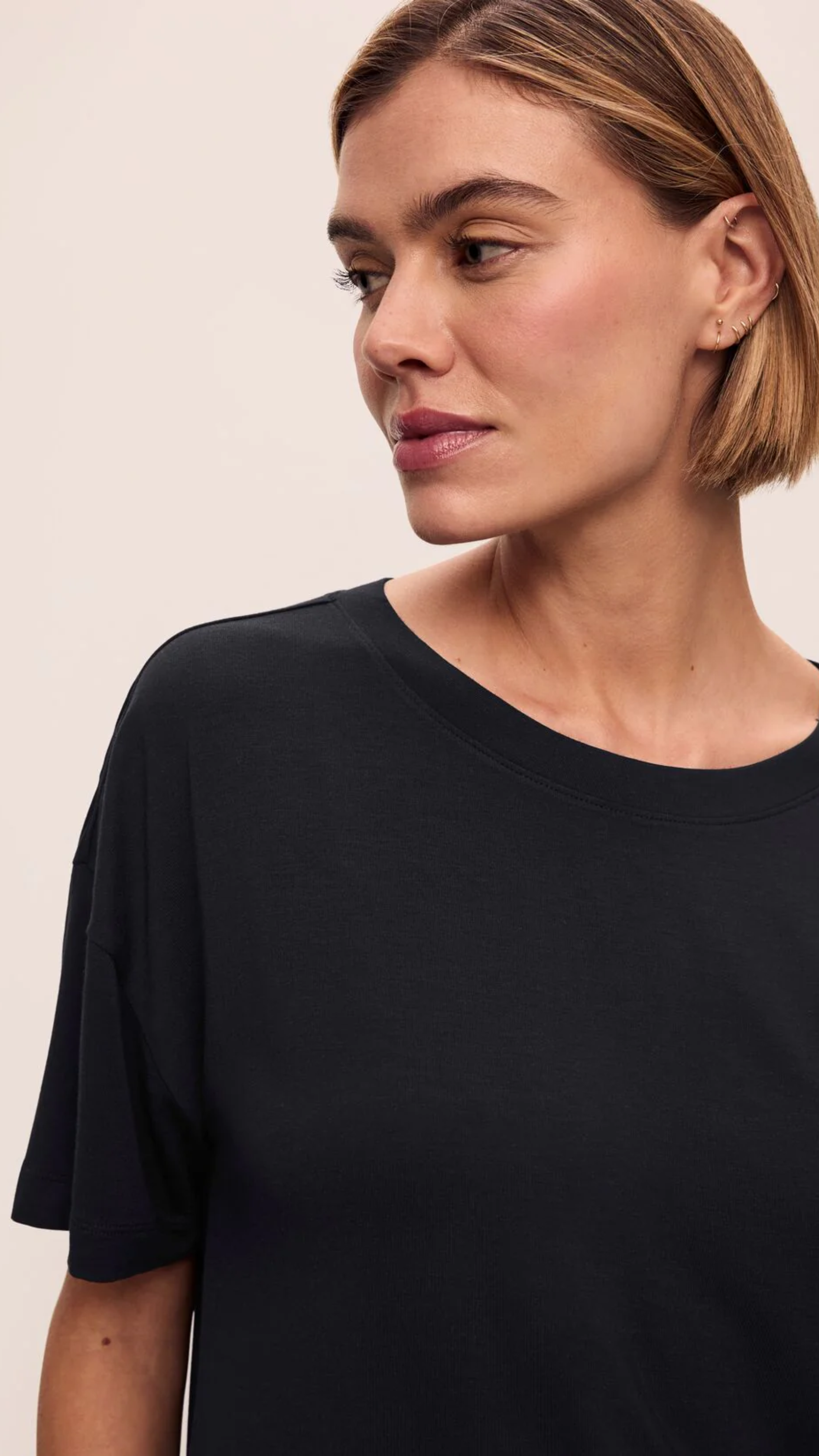 Eberjey Gisele Everyday Tee in Black