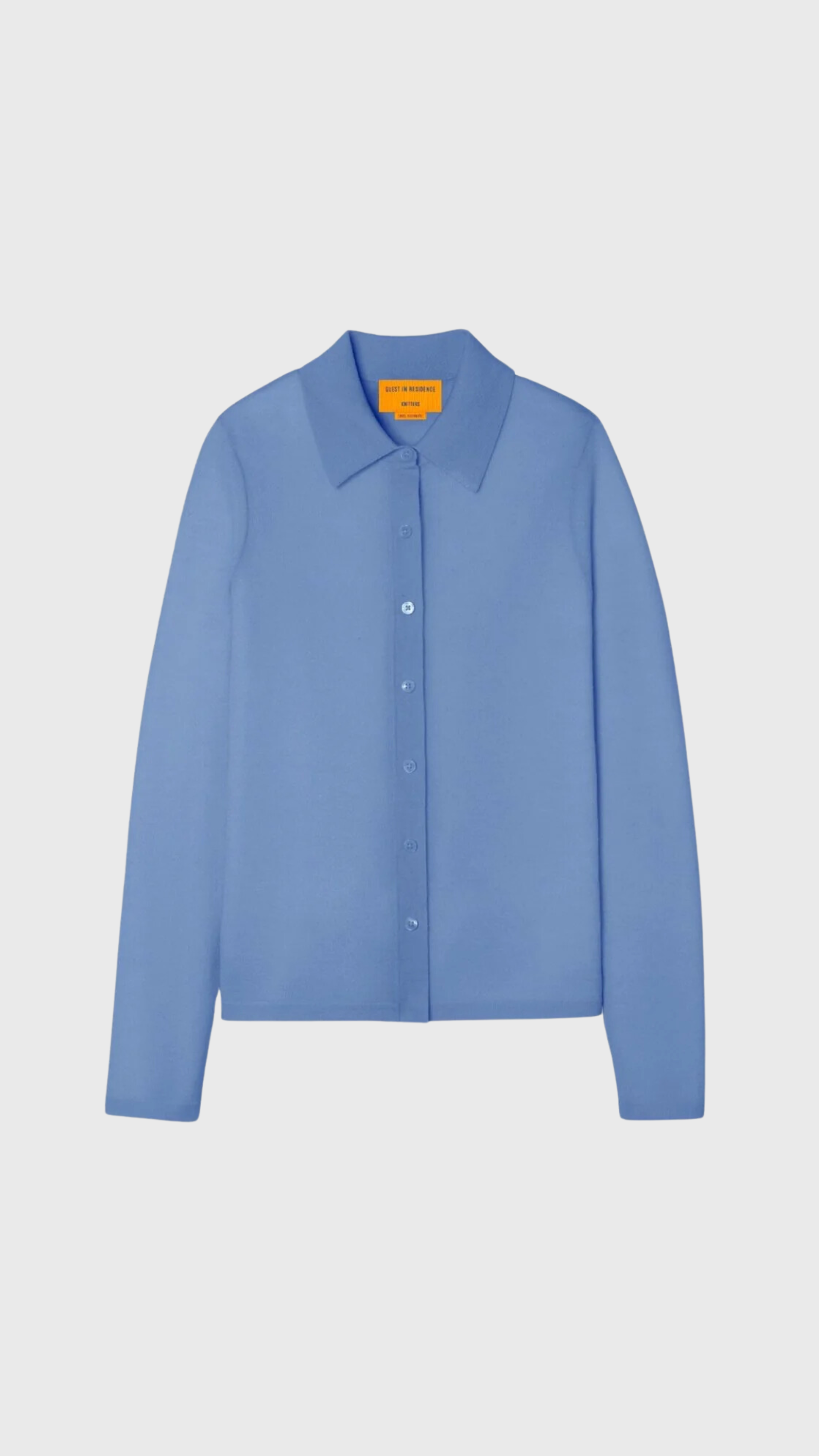 Guest in Residence Elle Cashmere Shirt In Blue