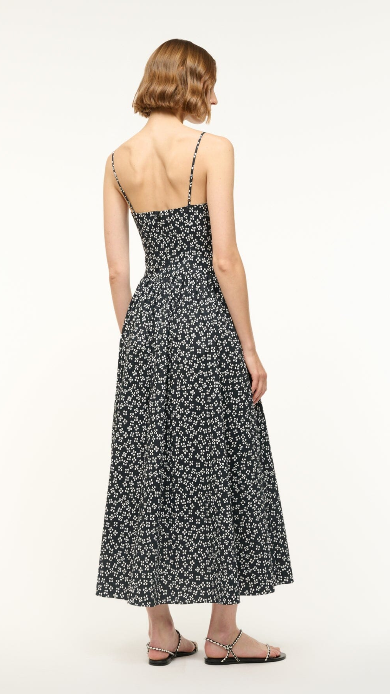 Staud Dena Dress in Woodblock Floral