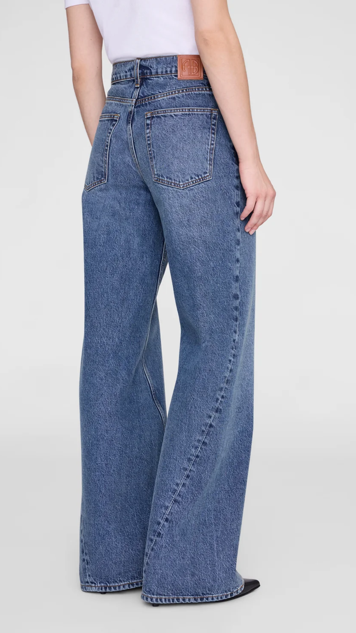 Anine Bing Brie Jean in Dark Indigo