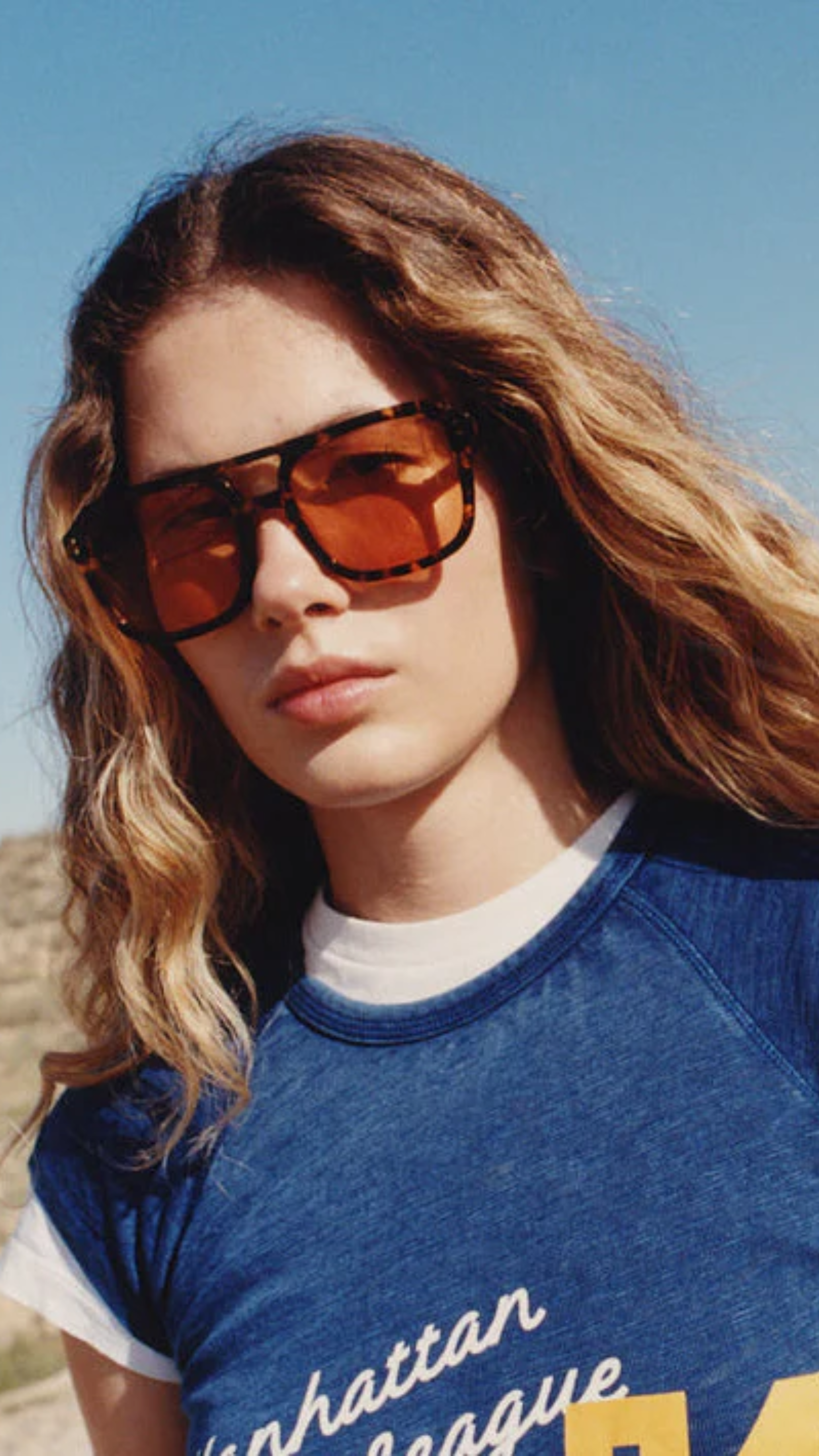 Jimmy Fairly Elma JF Colors Sunglasses in Yellow Tortoise