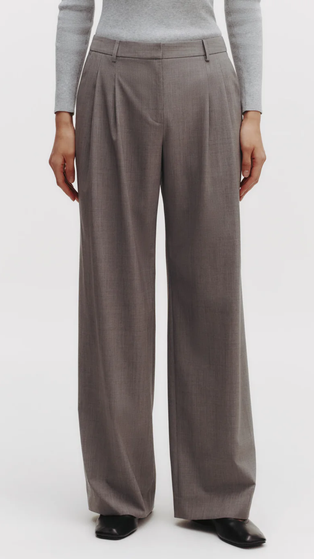 TWP Sulli Pant in Medium Heather Grey