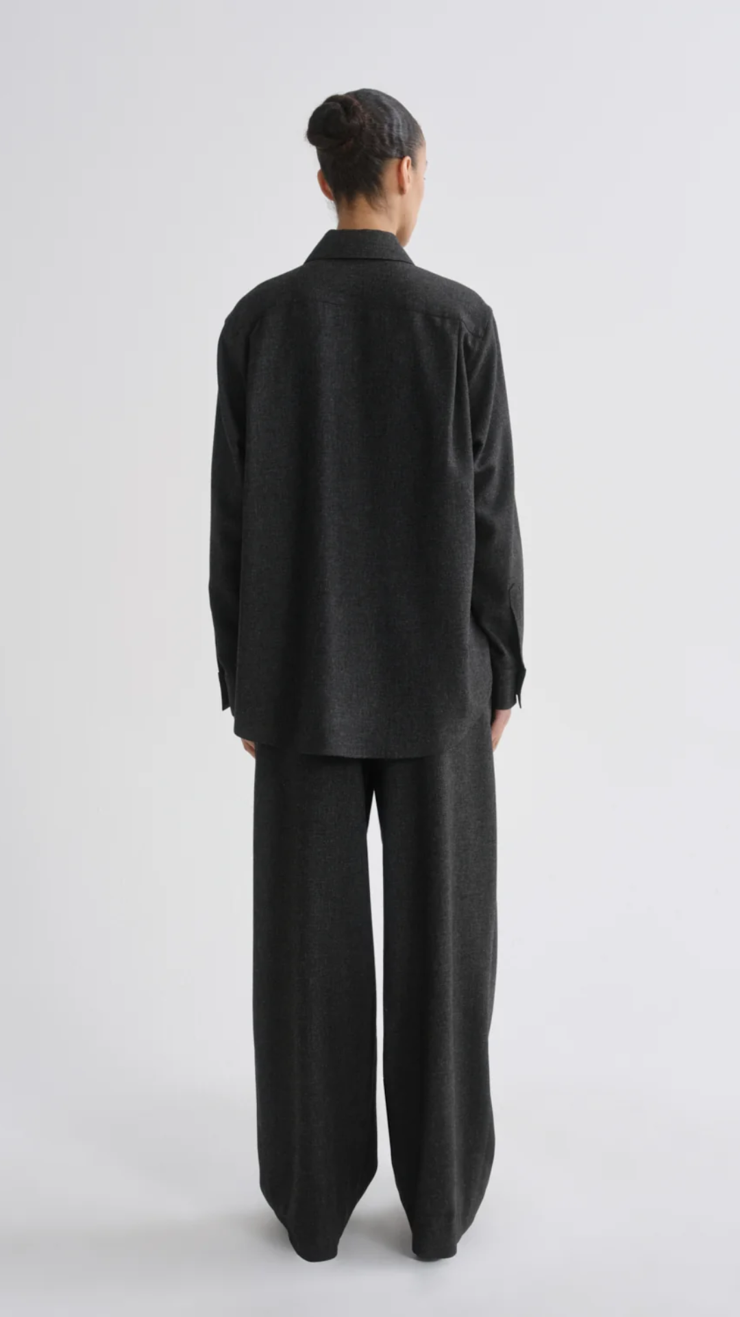 Agolde Aris Shirt in Charcoal Heather