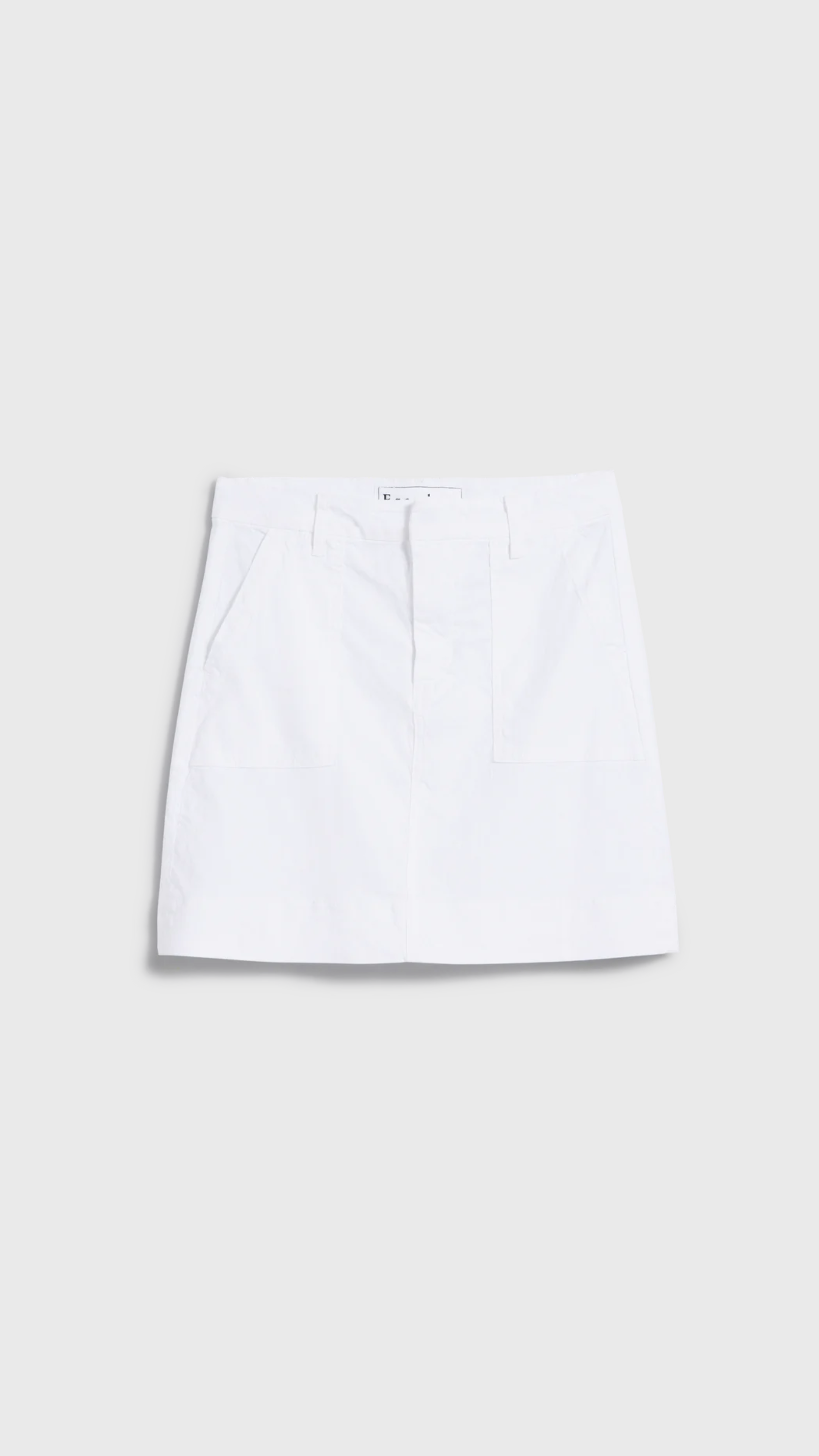Frank & Eileen Jameson Italian Performance Linen Skirt in White