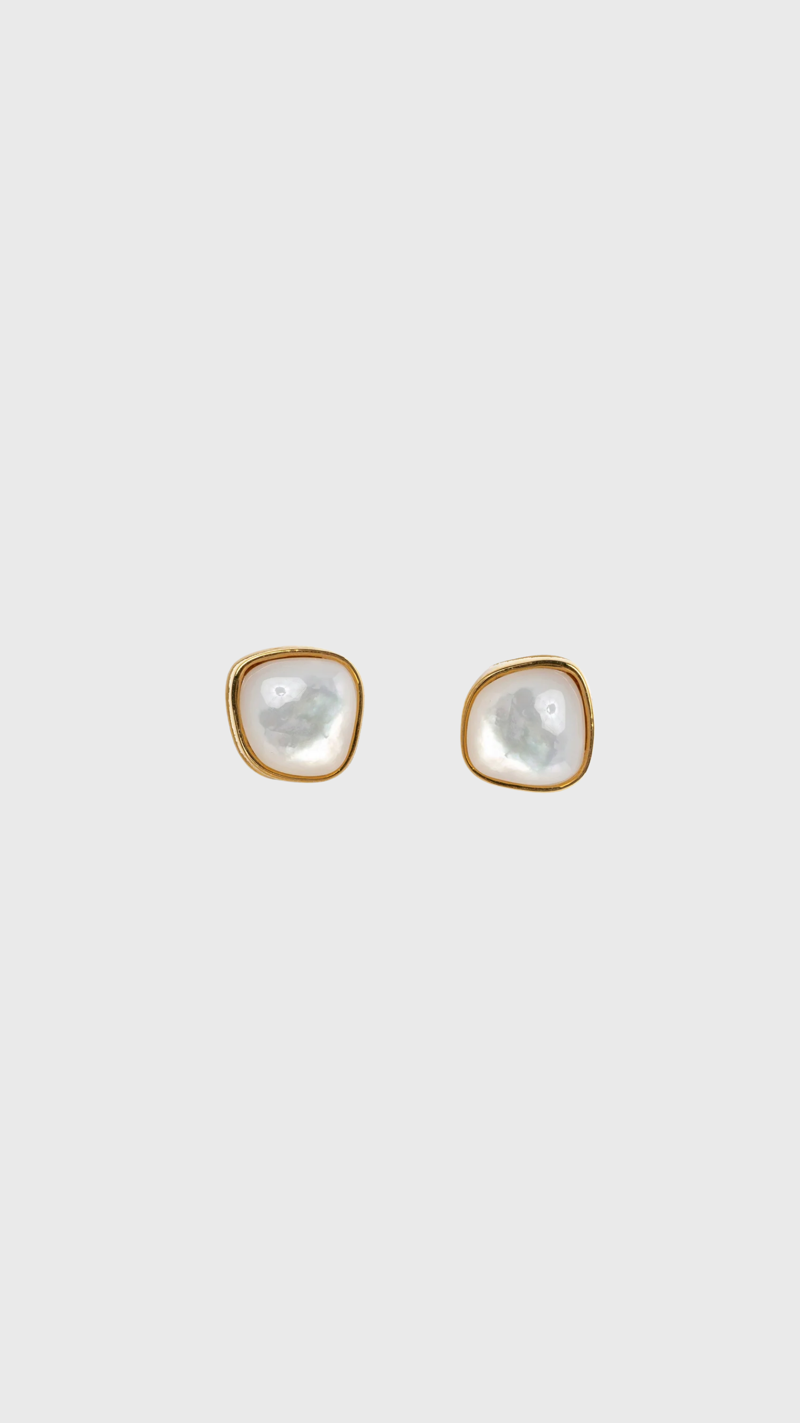 Lizzie Fortunato Bay Studs In Mother-of-pearl