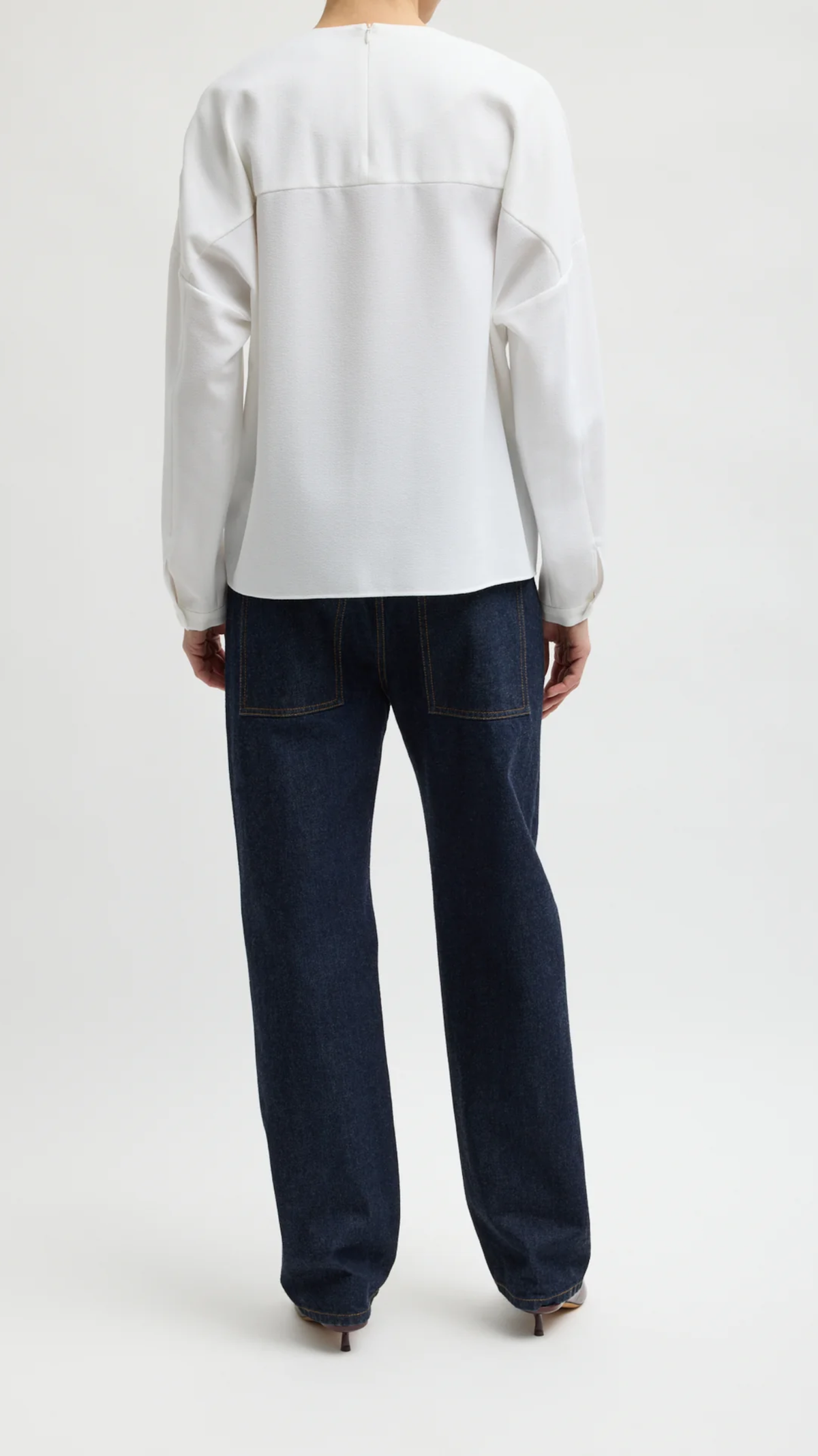 Tibi Selvedge Denim 5 Pocket Alec Jean