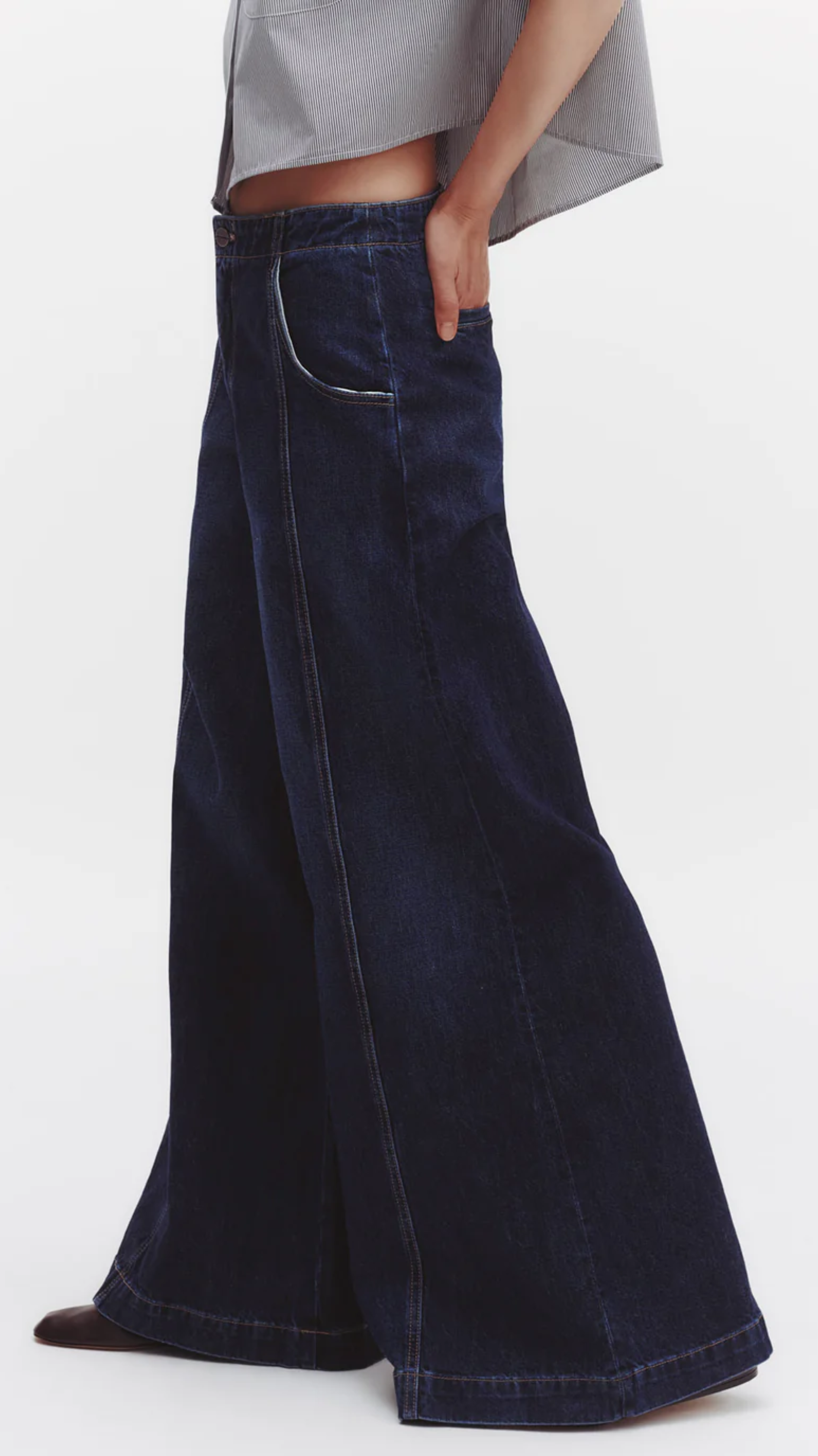 TWP Dancing In The Dark Denim in Dark Wash