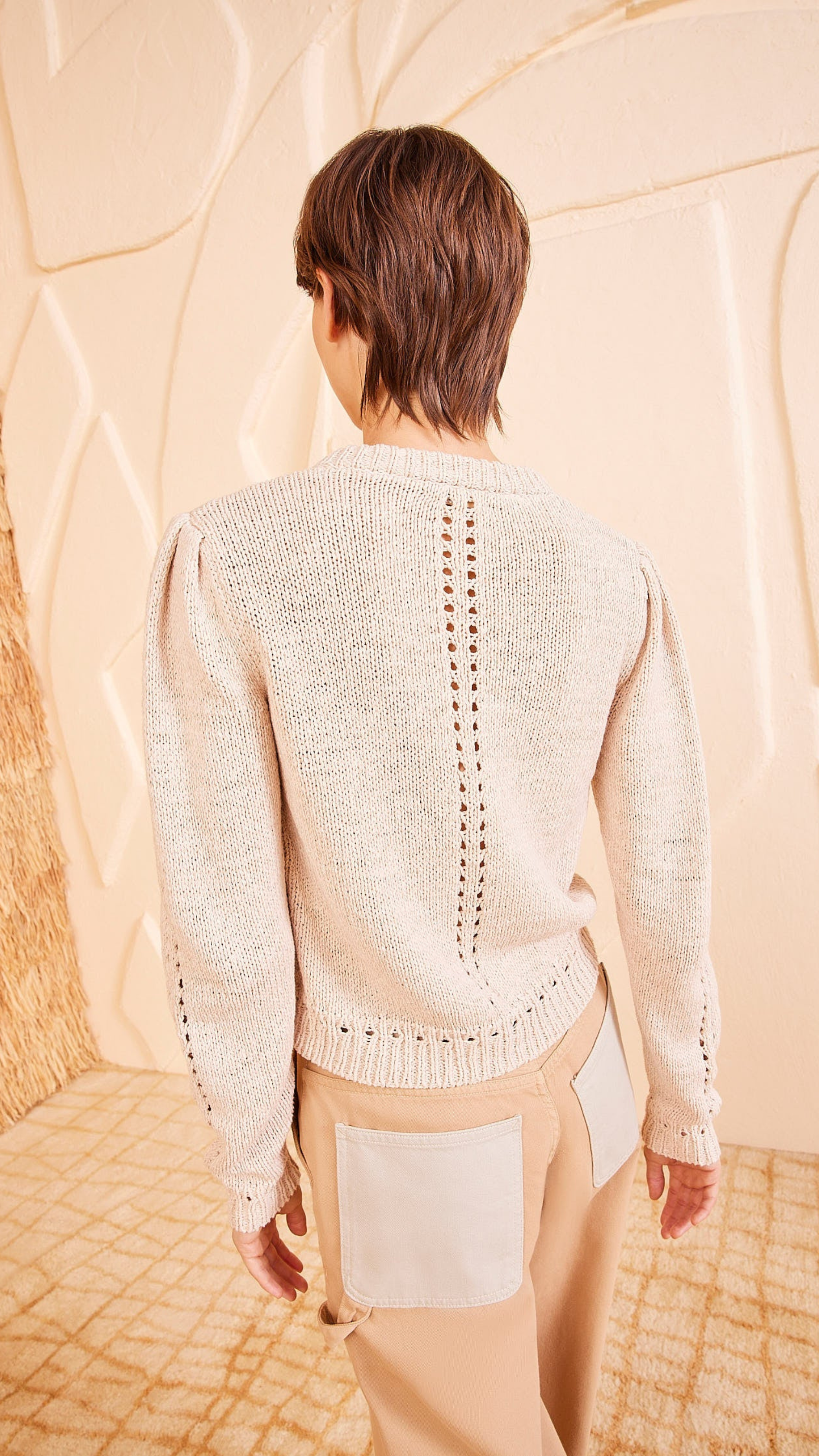 Ulla Johnson Joelle Cardigan in Cowrie