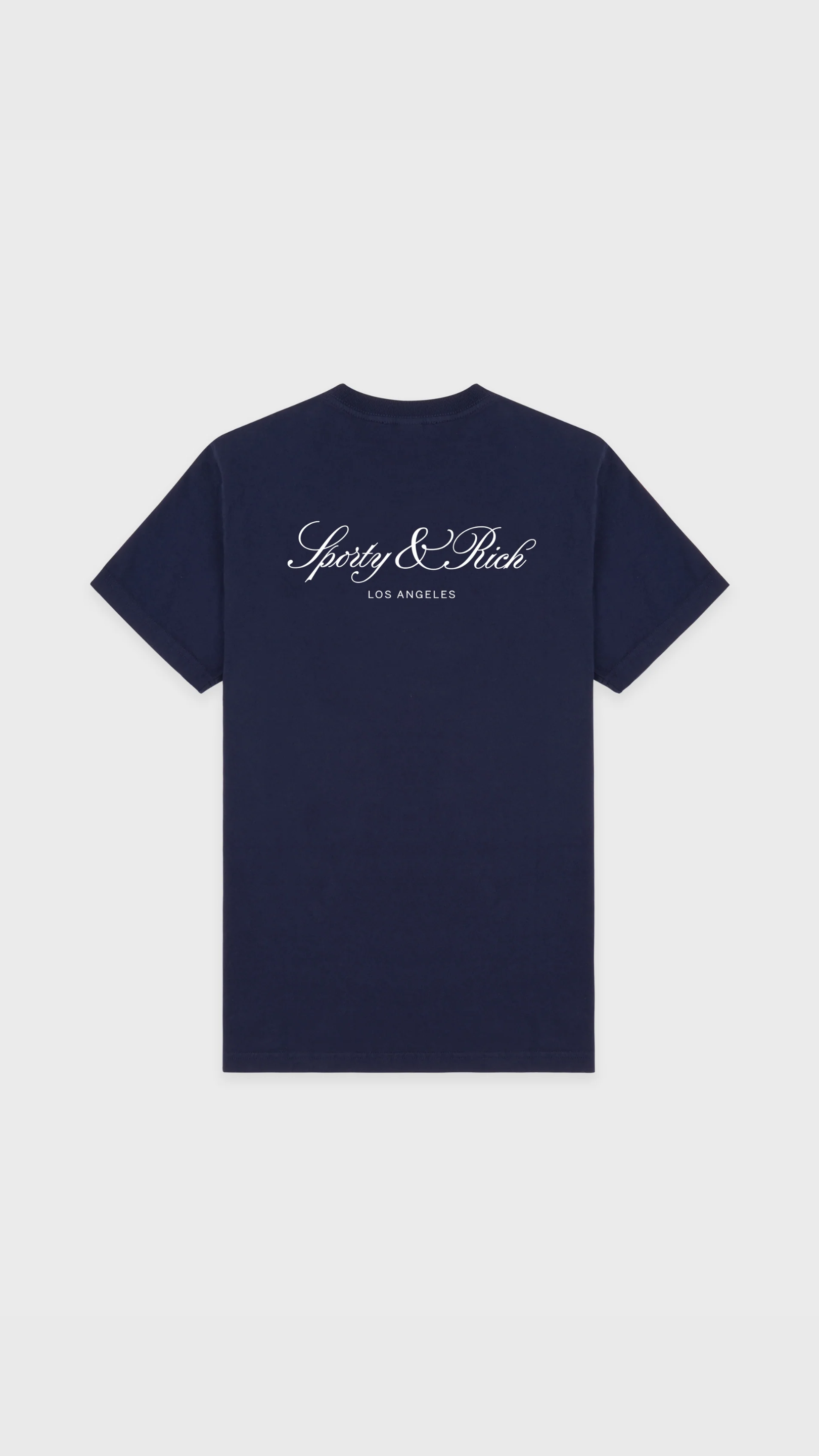 Sporty & Rich Vendome LA T-Shirt in Navy/White