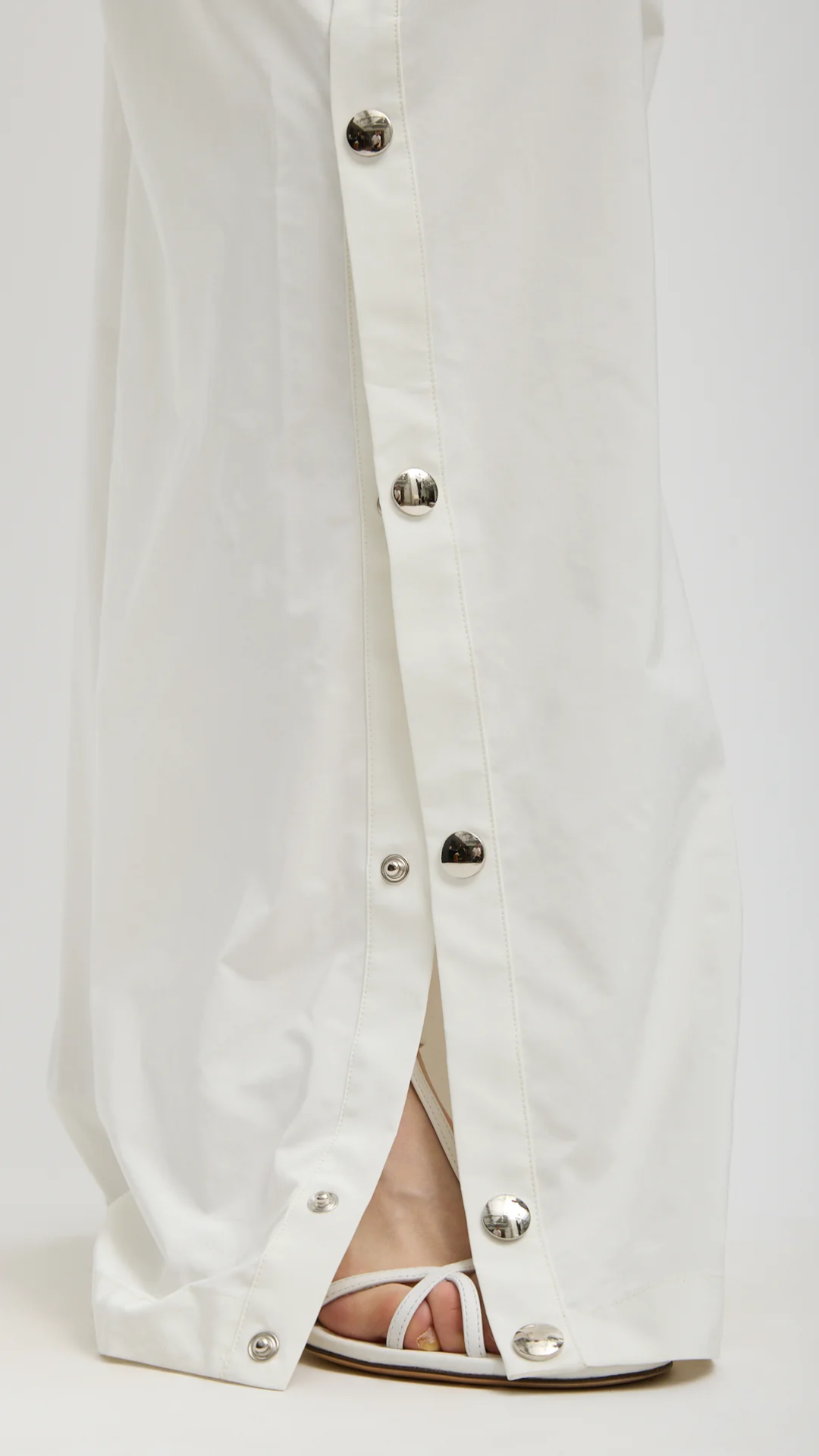 Tibi Nylon Snap On Jogger