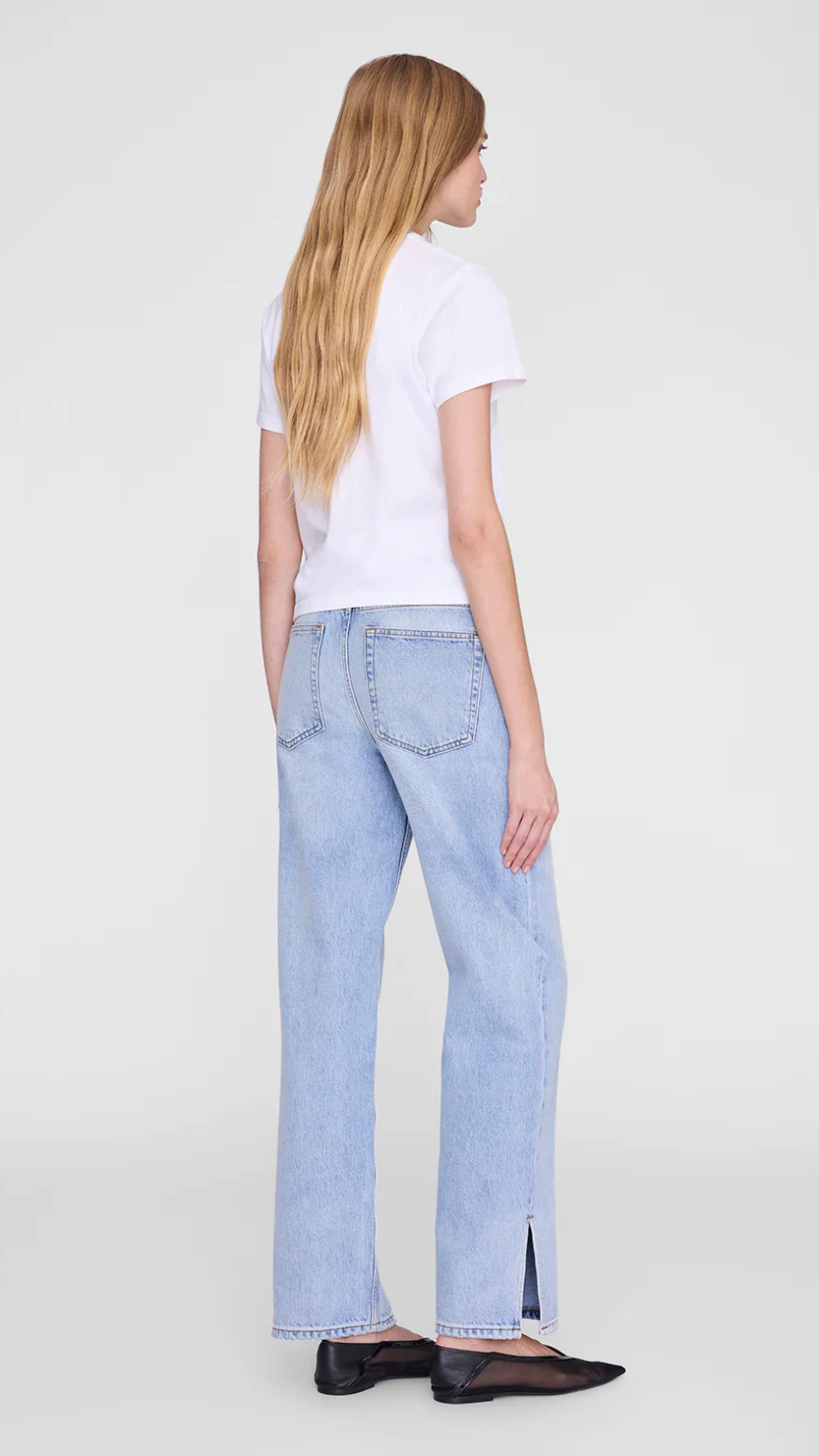 Anine Bing Shelley Tee in White