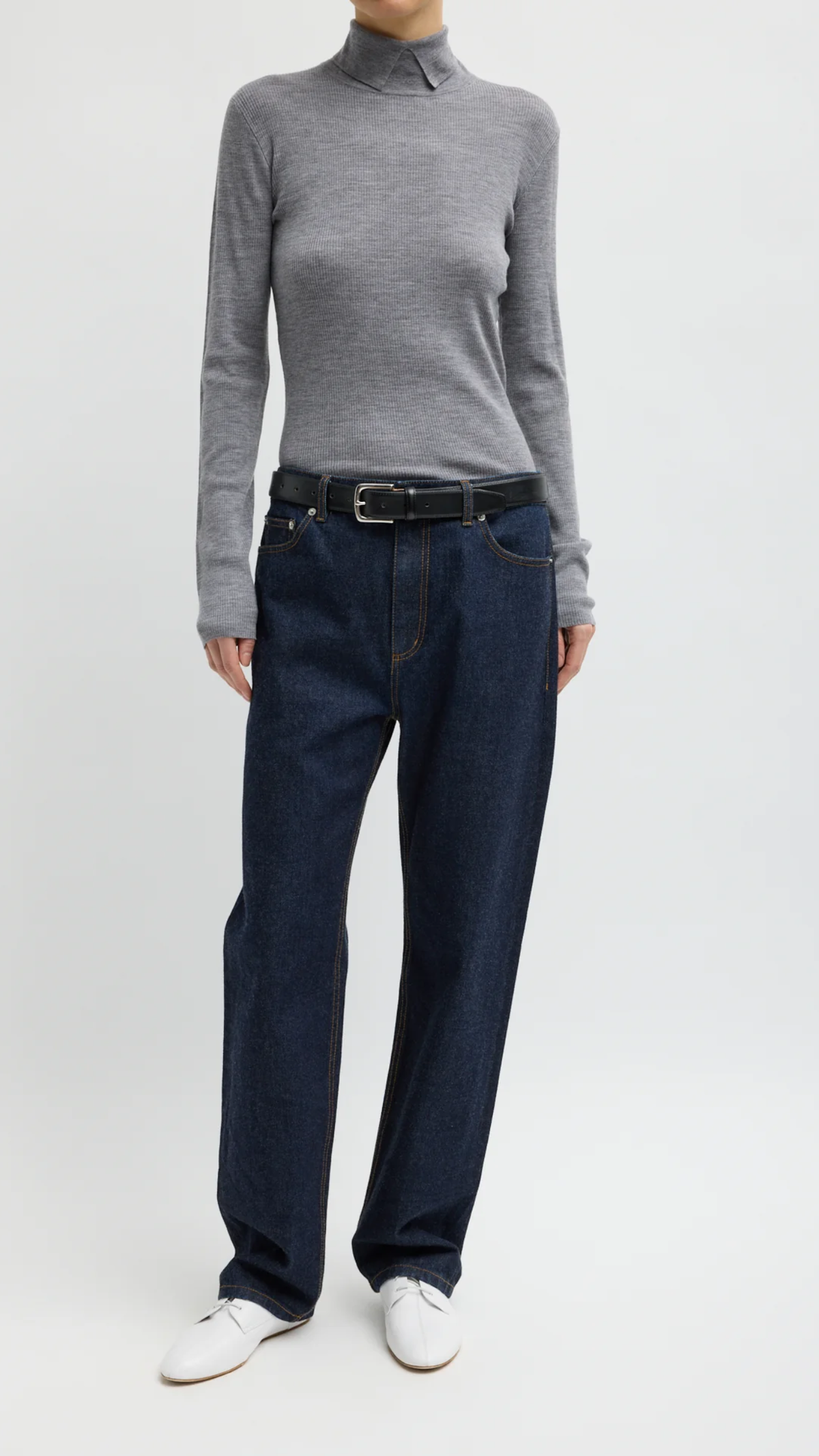 Tibi Selvedge Denim 5 Pocket Alec Jean