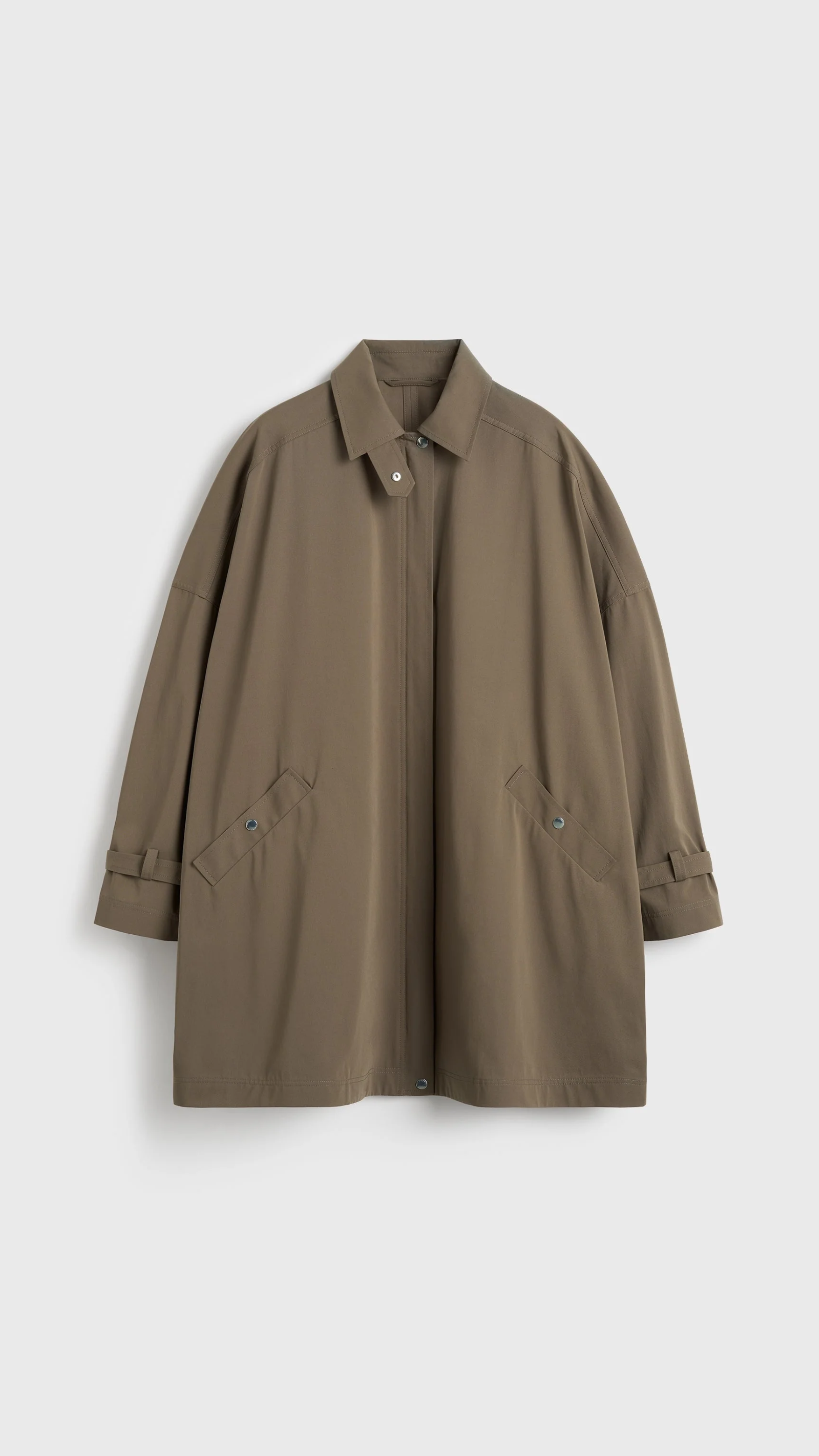 Toteme Oversized Trench Jacket in Hazel