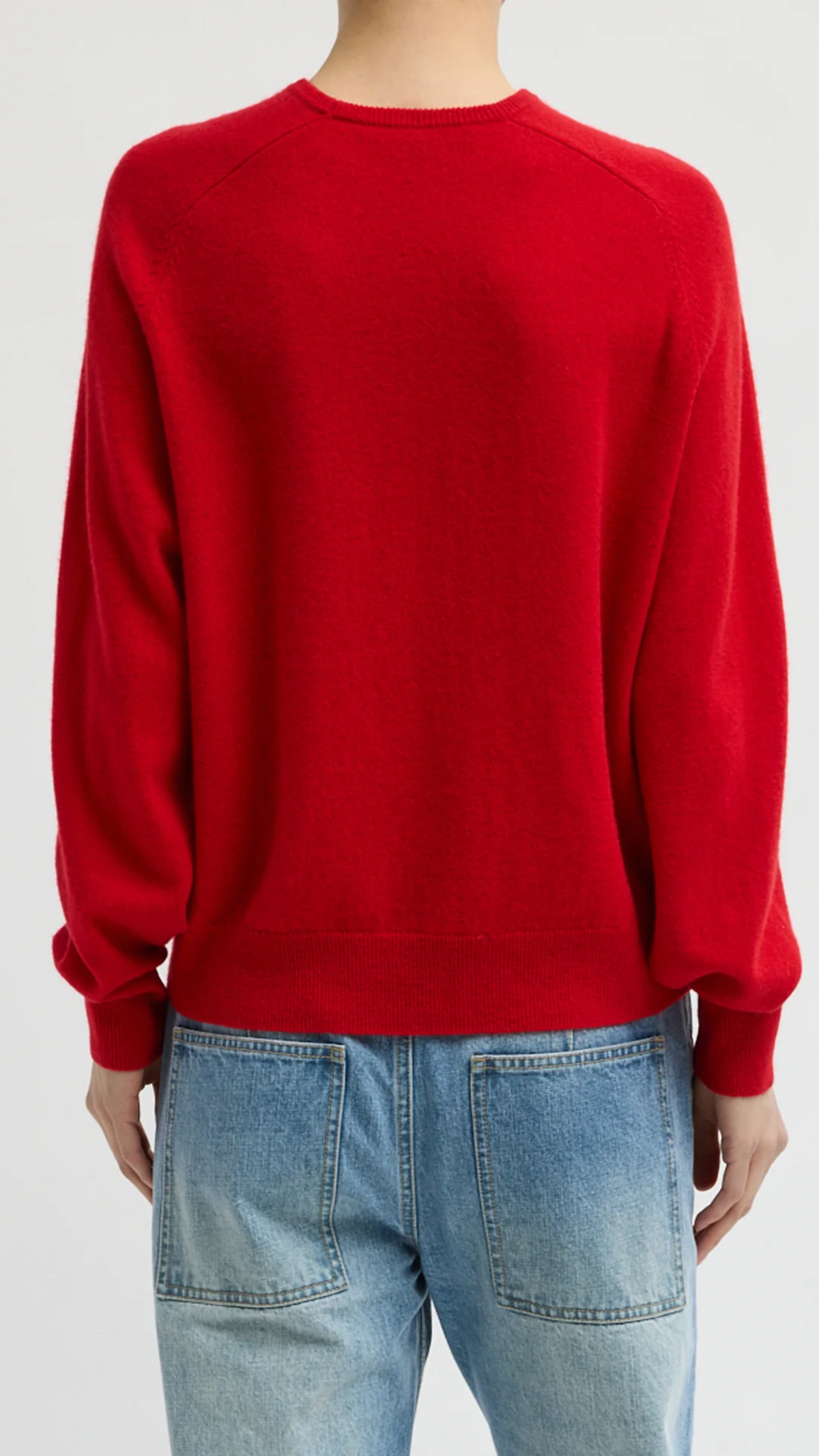 Tibi Feather Weight Cashmere Crewneck Sweater