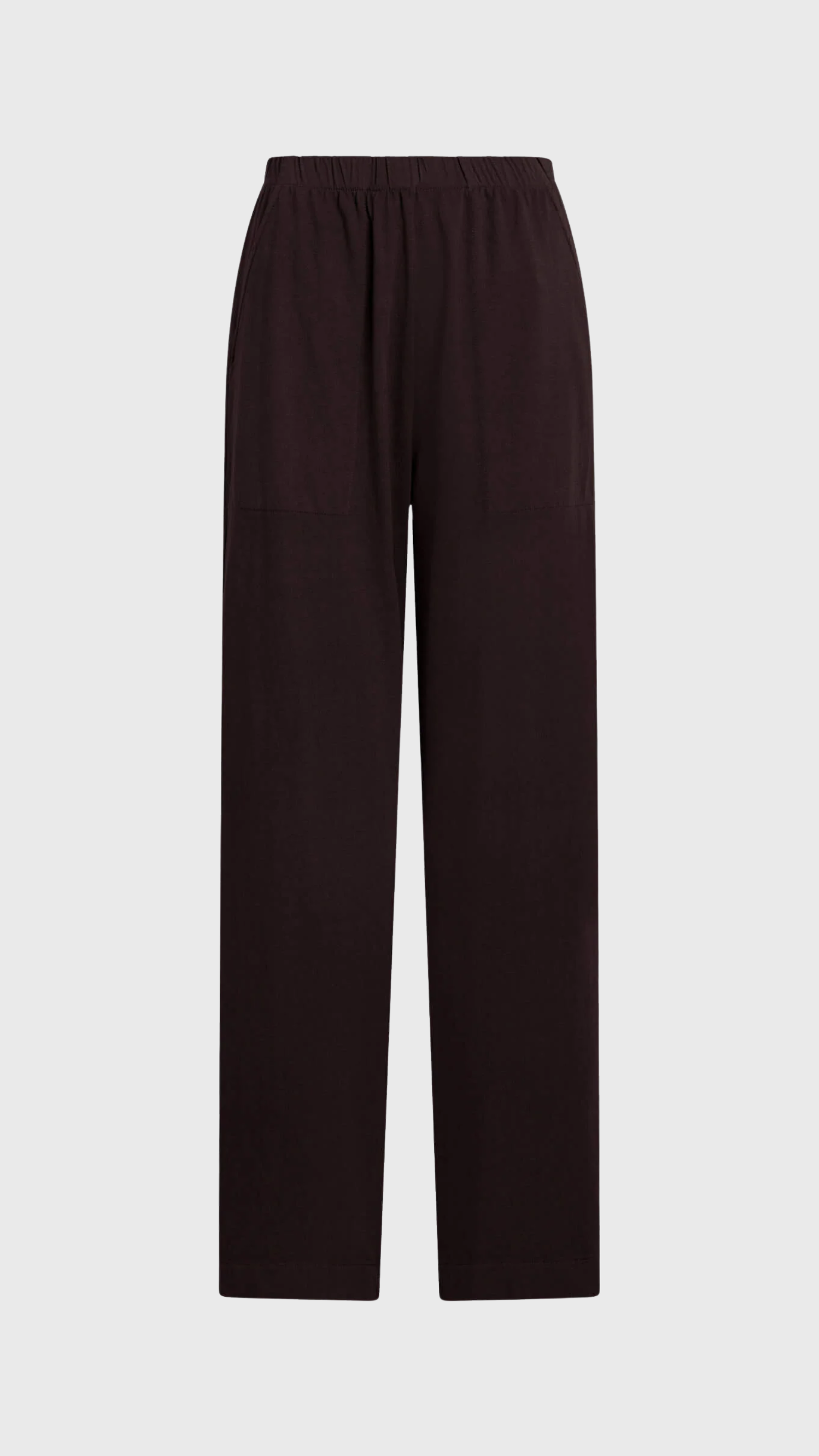 LESET Margo Tapered Pocket Pant in Chocolate
