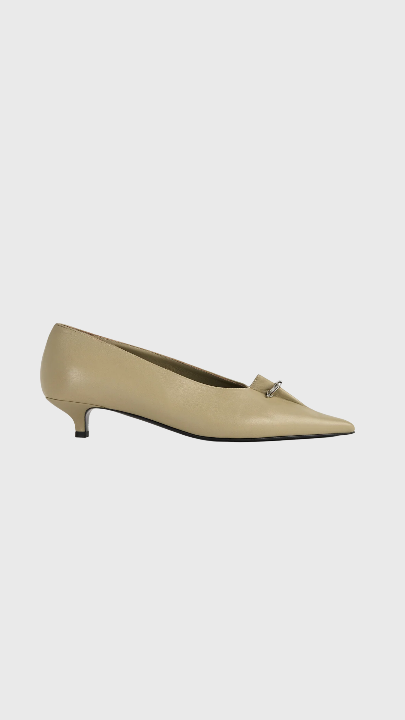 Toteme Pierced Nappa Pumps in Cashew