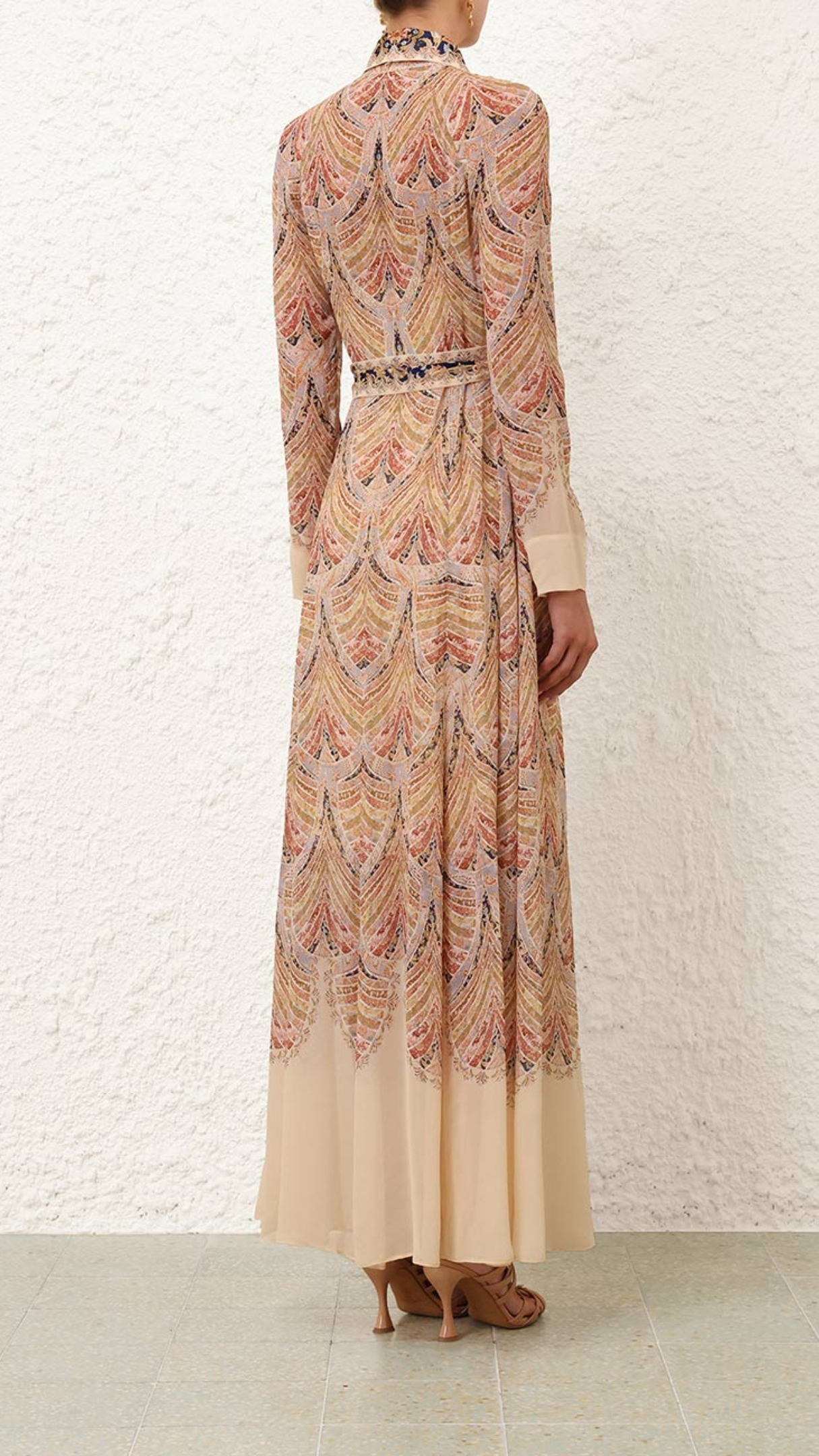 Zimmermann Valiant Shirt Dress in Deco Multi