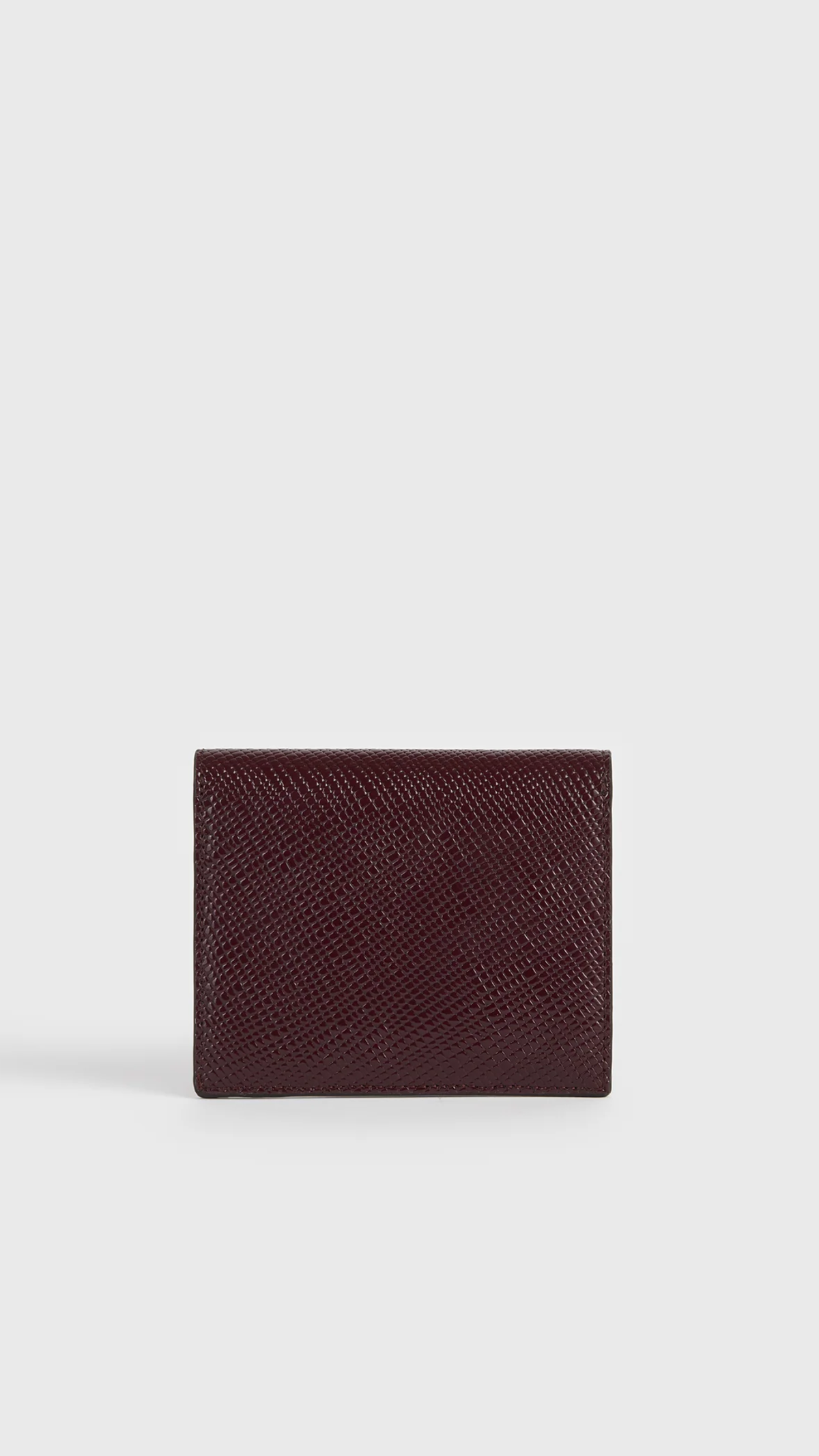 Toteme T-lock Palmellato-Patent Cardholder in Cherry