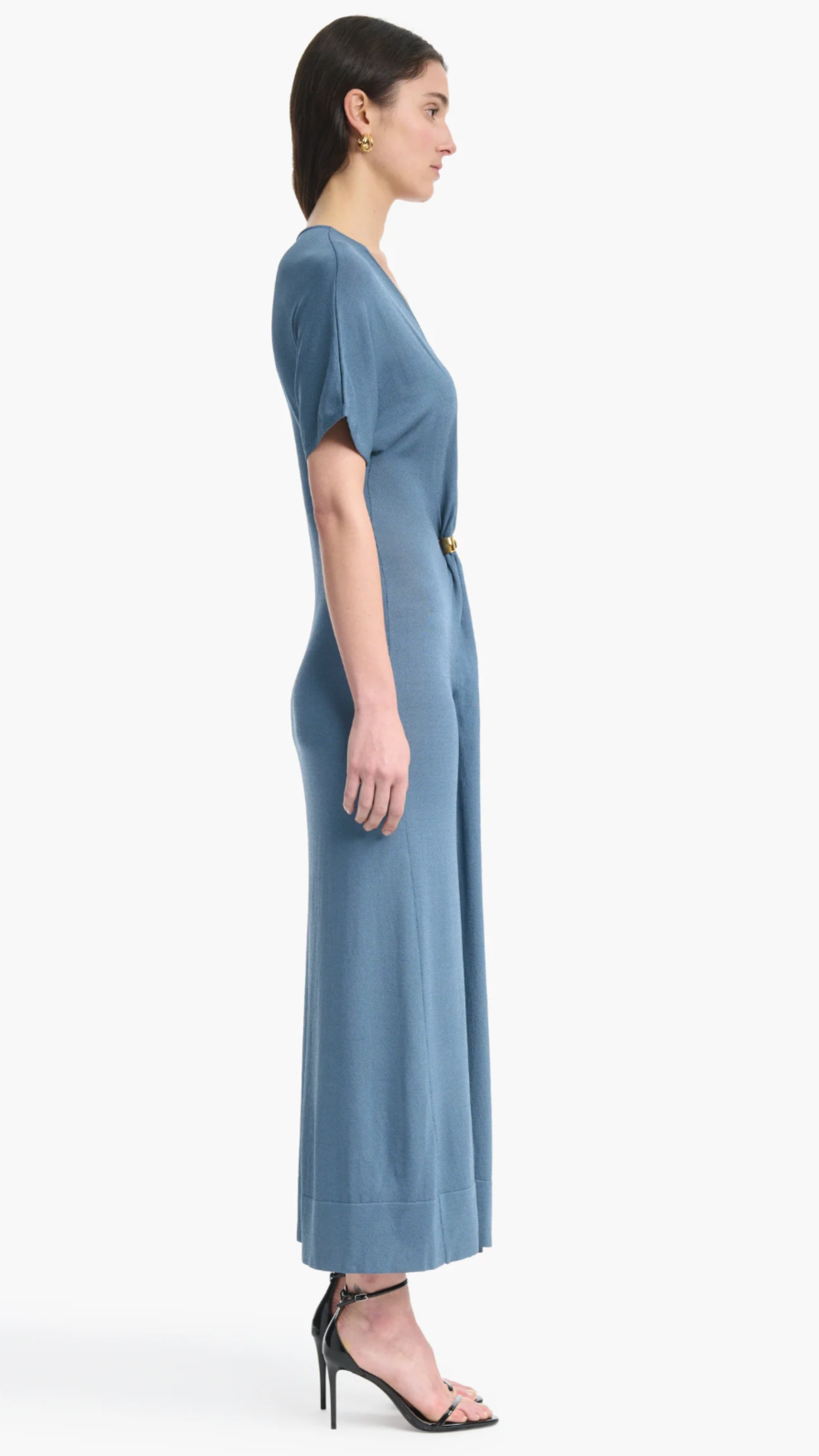 Altuzarra Rena Dress in Ash Blue