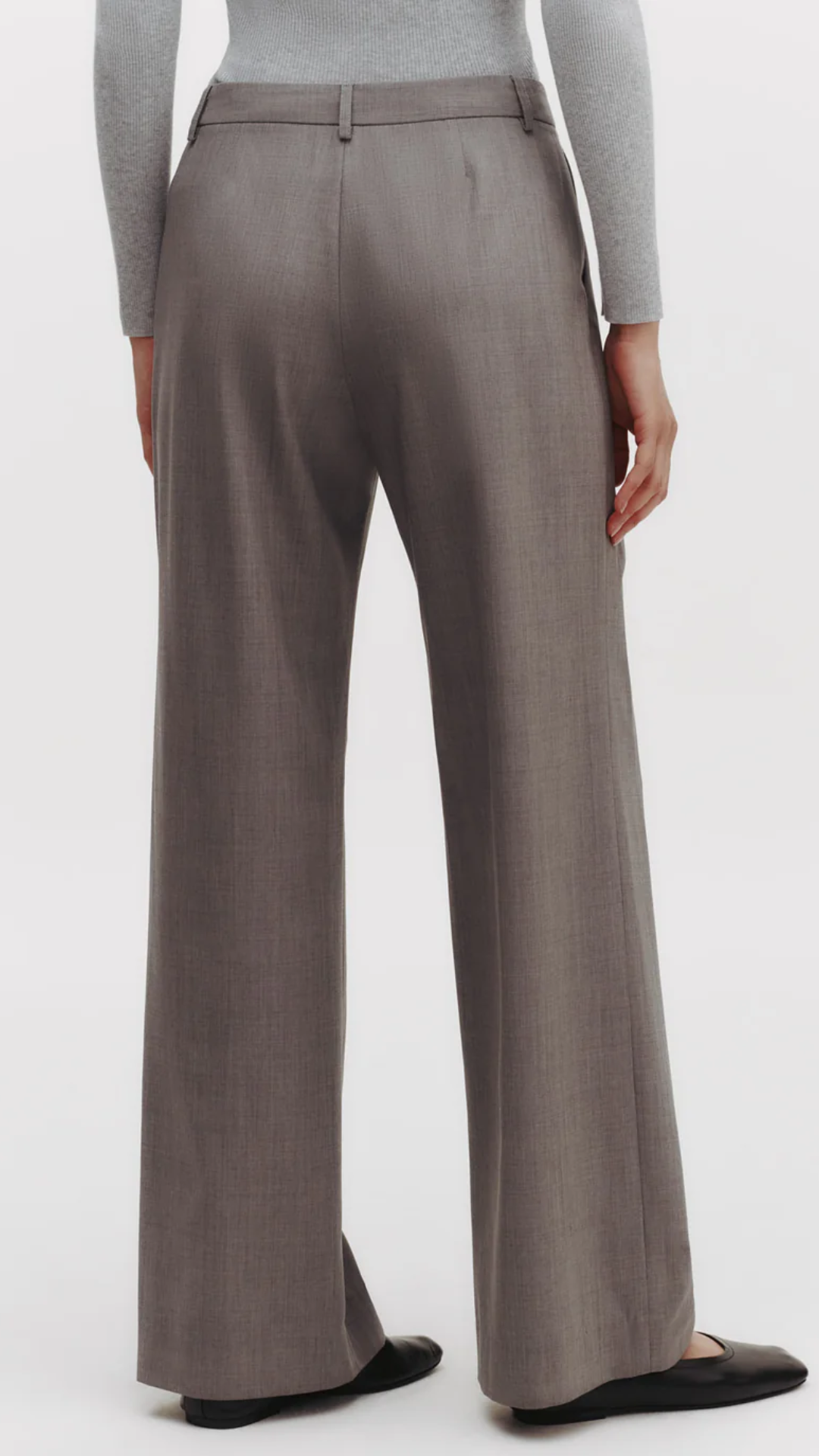 TWP Sulli Pant in Medium Heather Grey