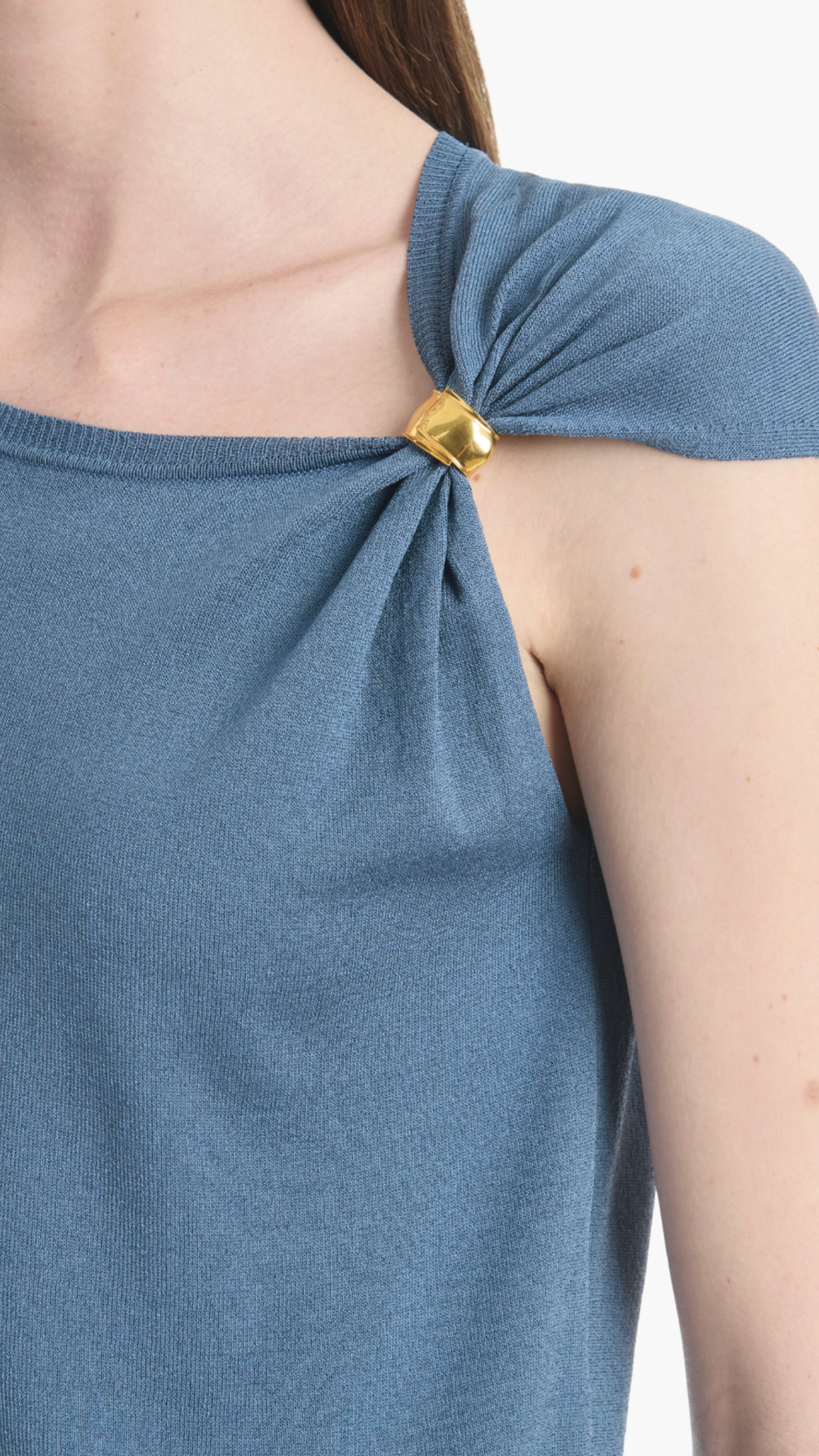 Altuzarra Rinaldi Top in Ash Blue