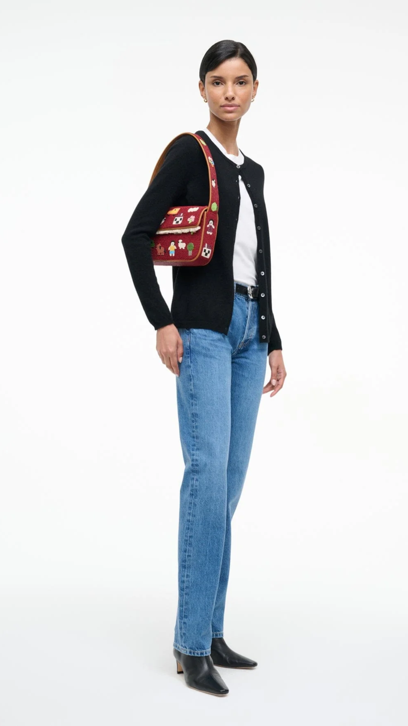 Staud Tommy Beaded Bag