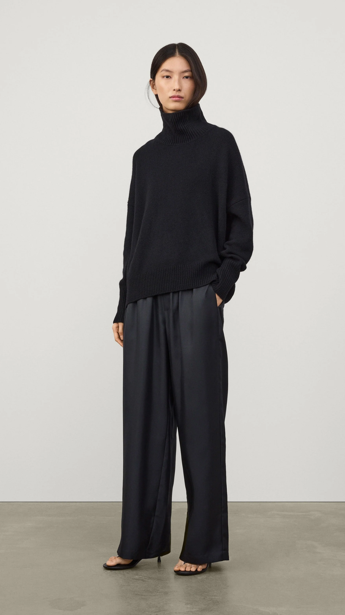 Lisa Yang Heidi Sweater in Black