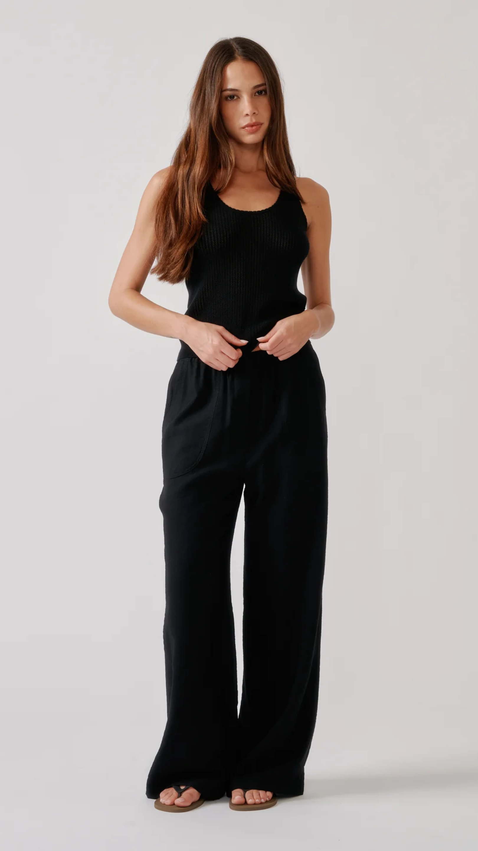 Sablyn Lenon Utility Pull On Pant in Black