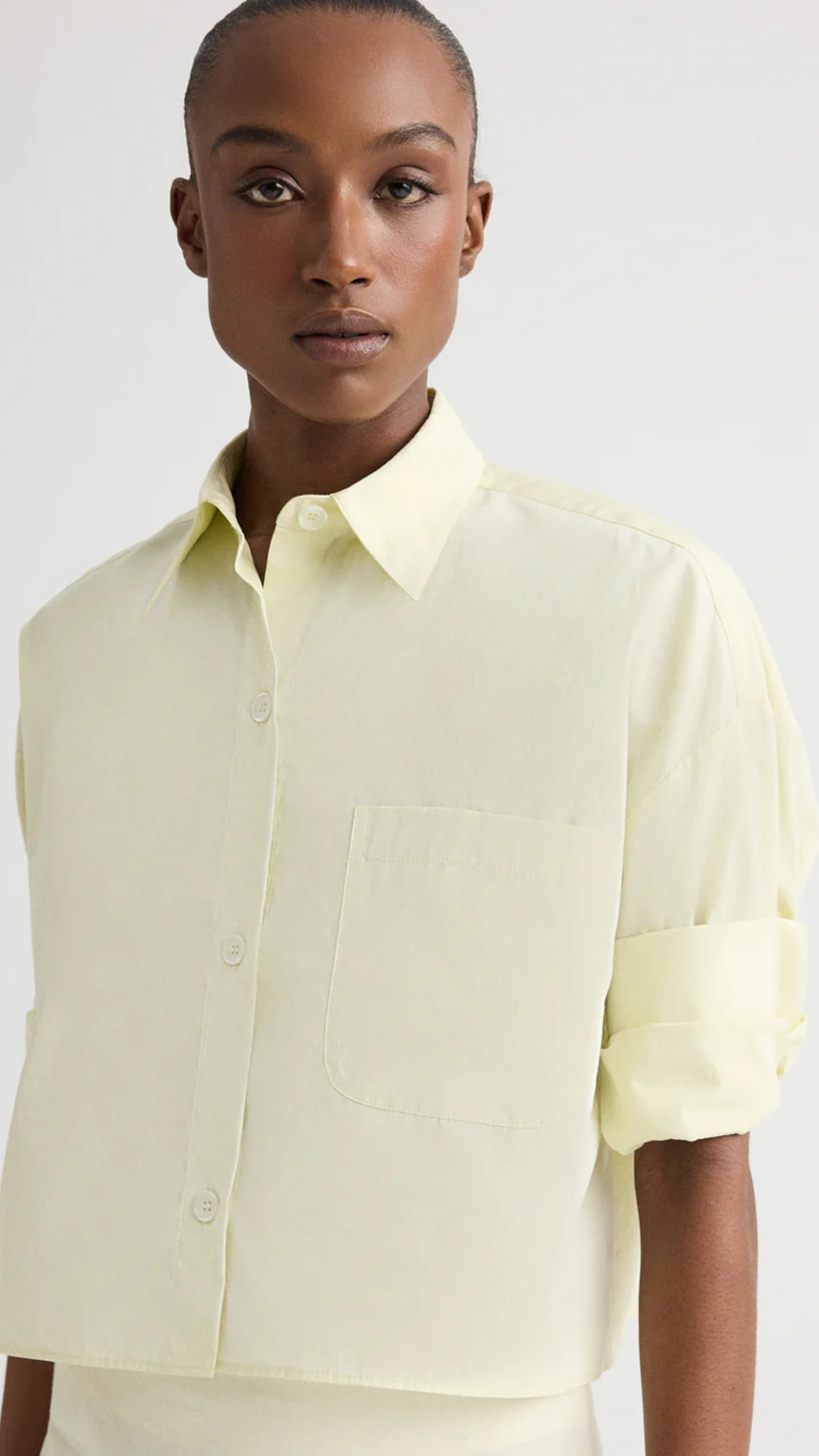 TWP Next Ex Superfine Cotton Shirt in Glass Green
