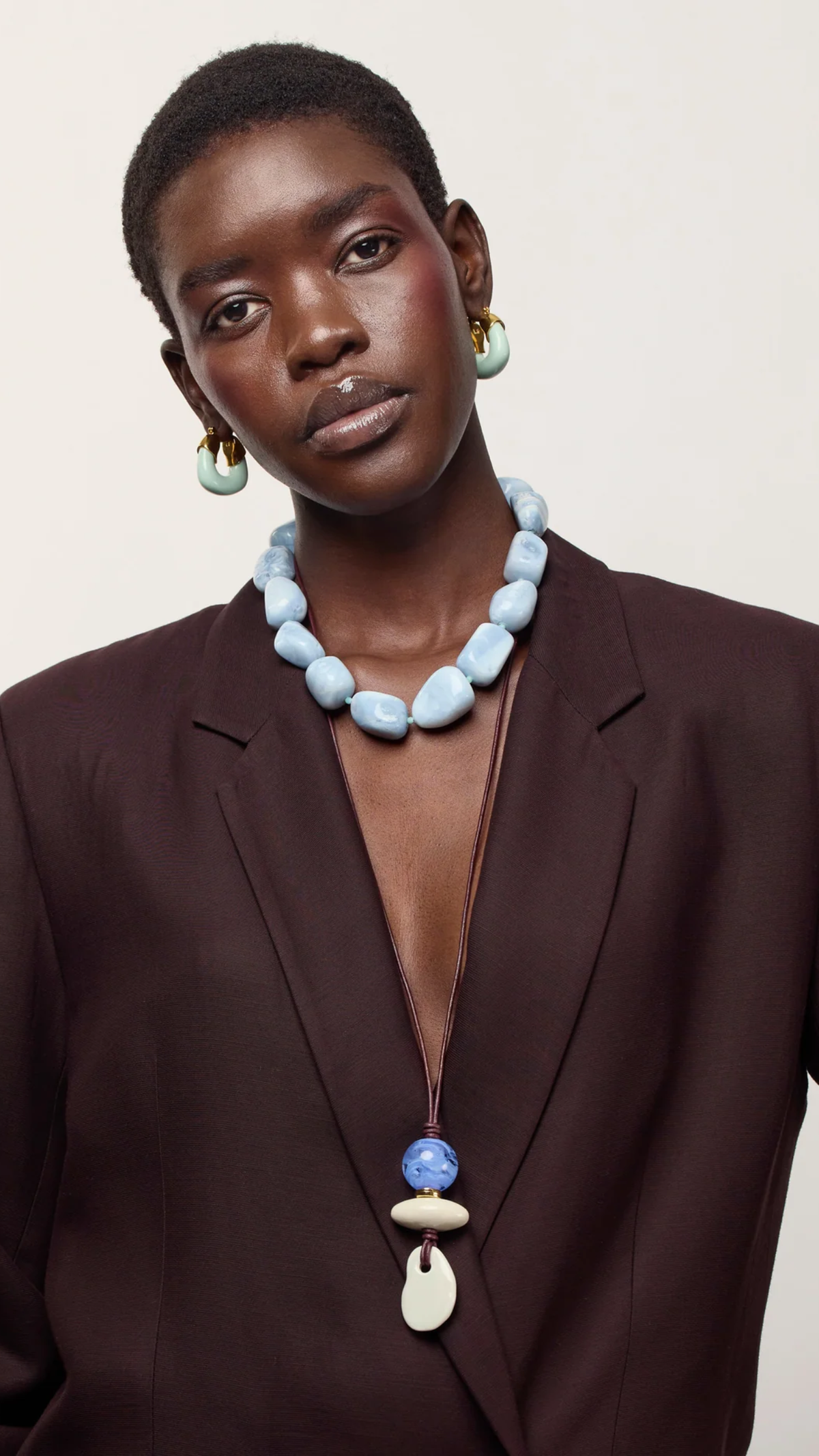 Lizzie Fortunato Museo Cord II Necklace in Sea