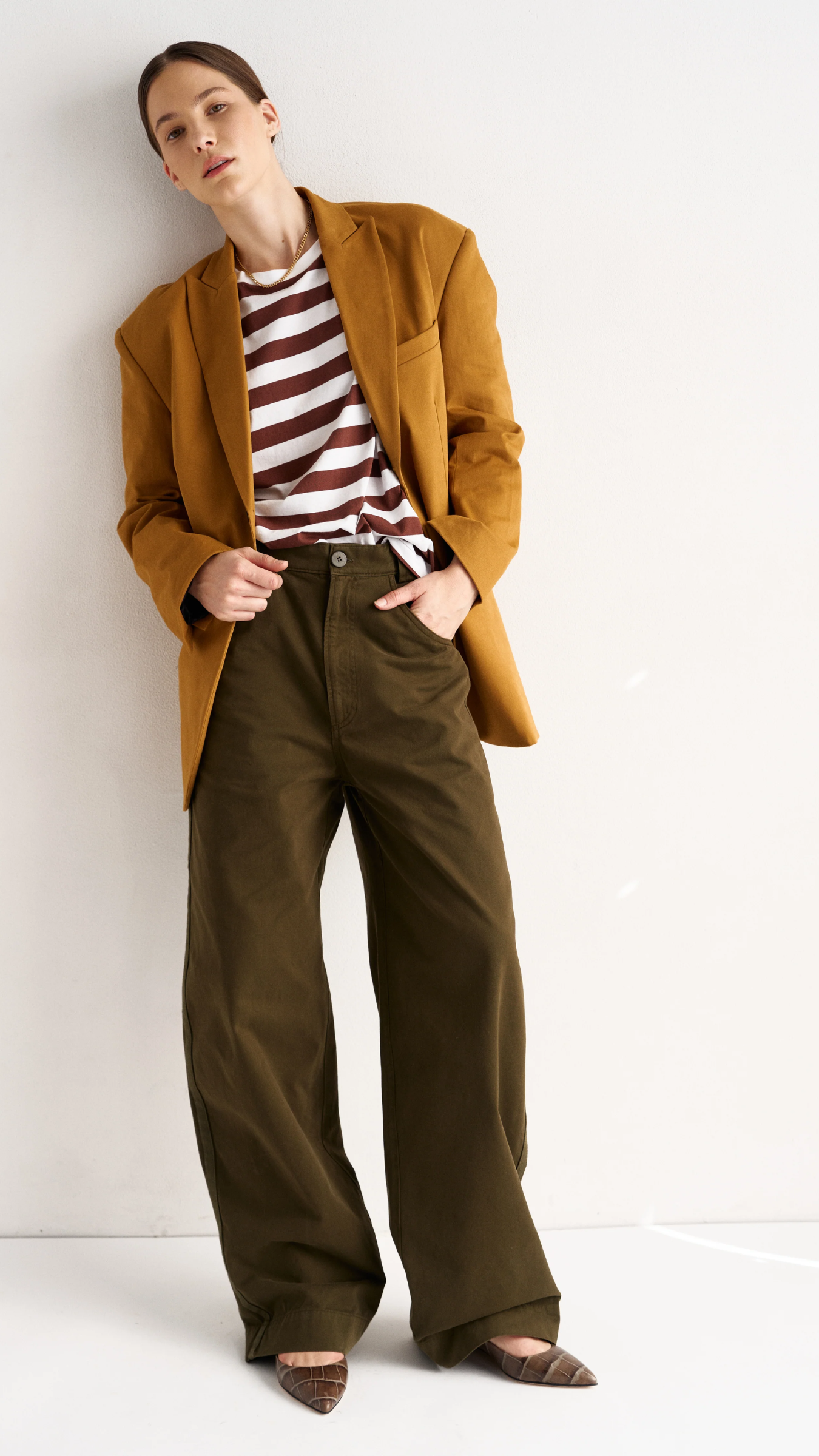 Jamie Haller The Oversized Blazer in Mustard