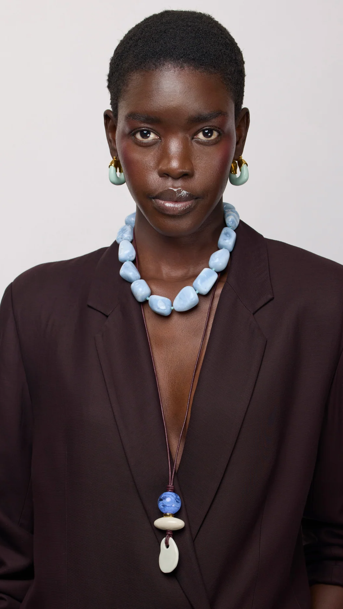 Lizzie Fortunato Museo Cord II Necklace in Sea