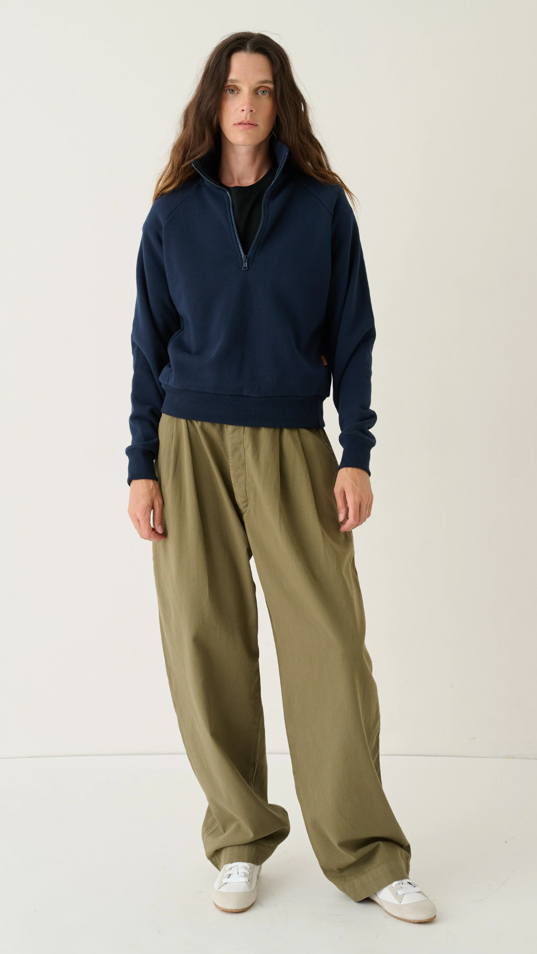 Jamie Haller The Quarter Zip in Navy