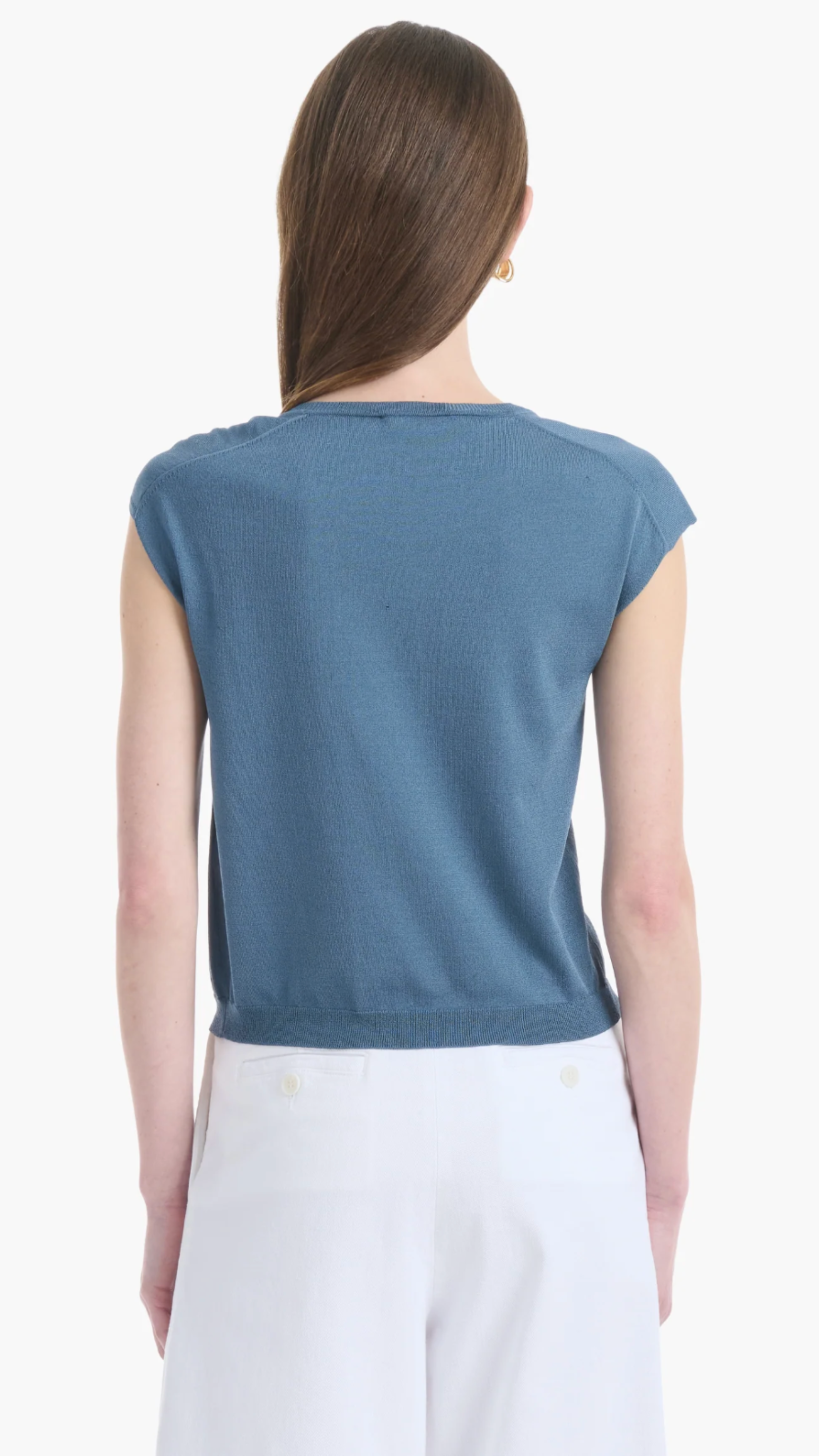 Altuzarra Rinaldi Top in Ash Blue