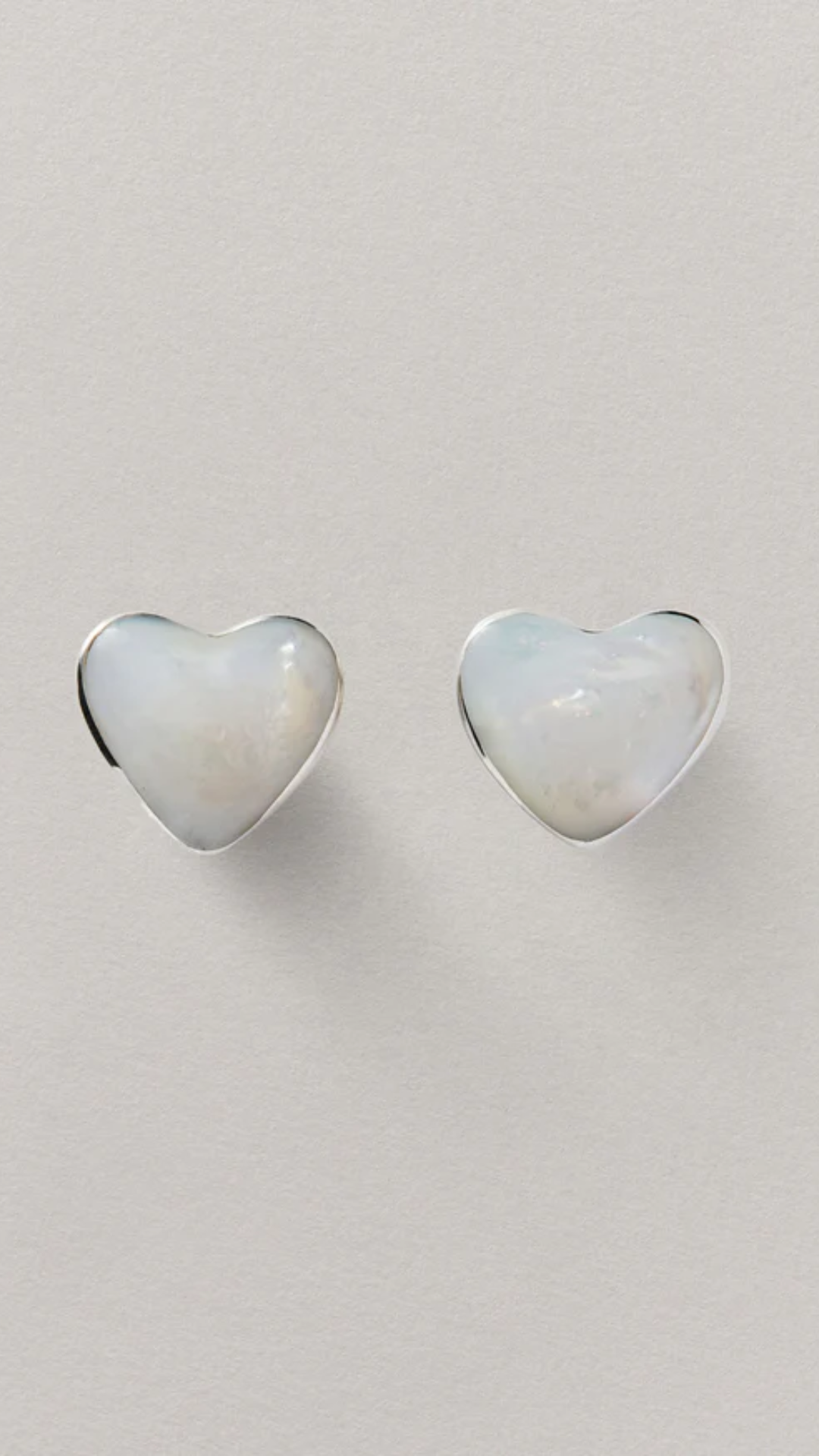 Annika Inez MOP Voluptuous Heart Earrings