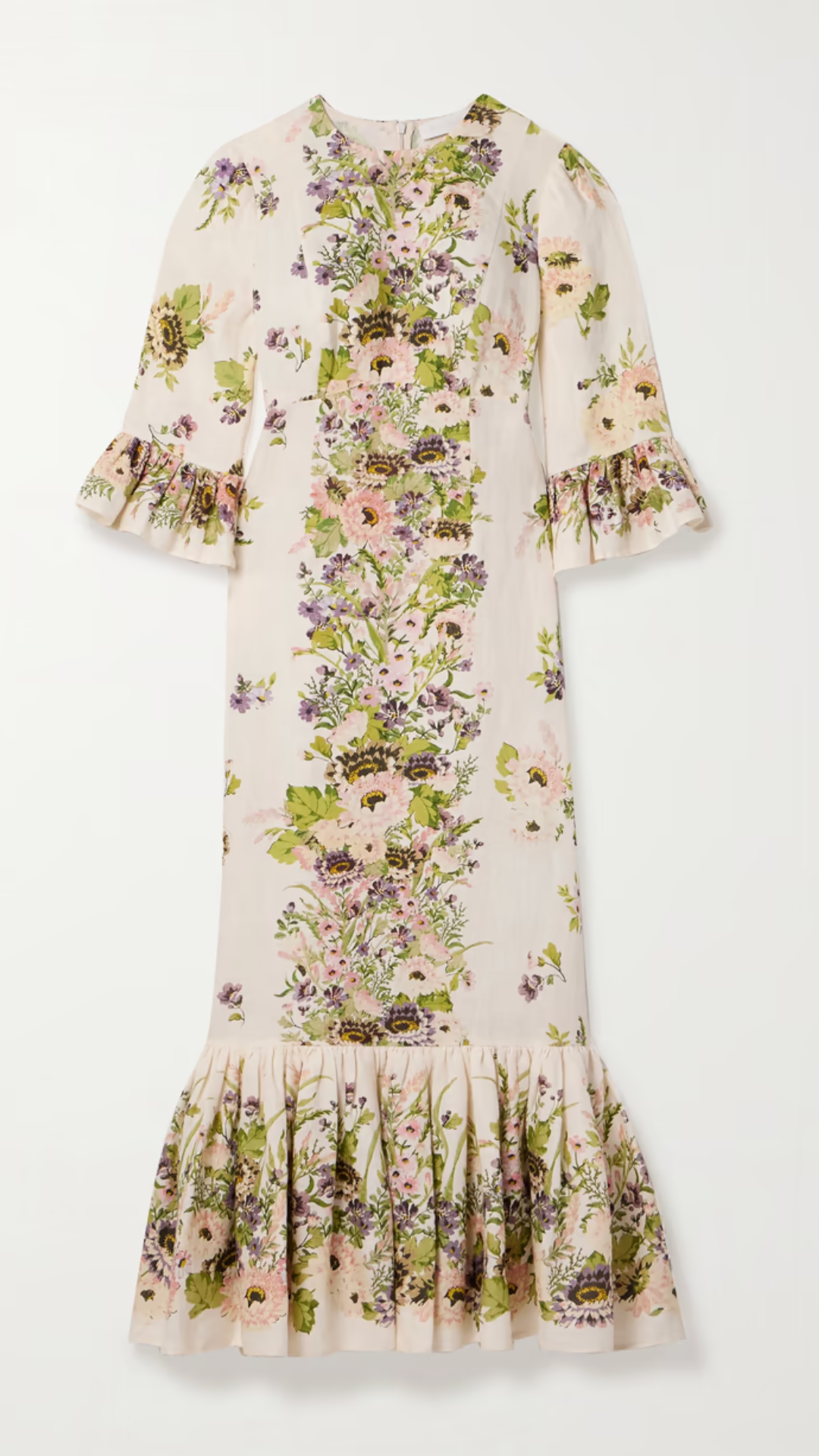 Zimmermann Halliday Frill Sleeve Dress