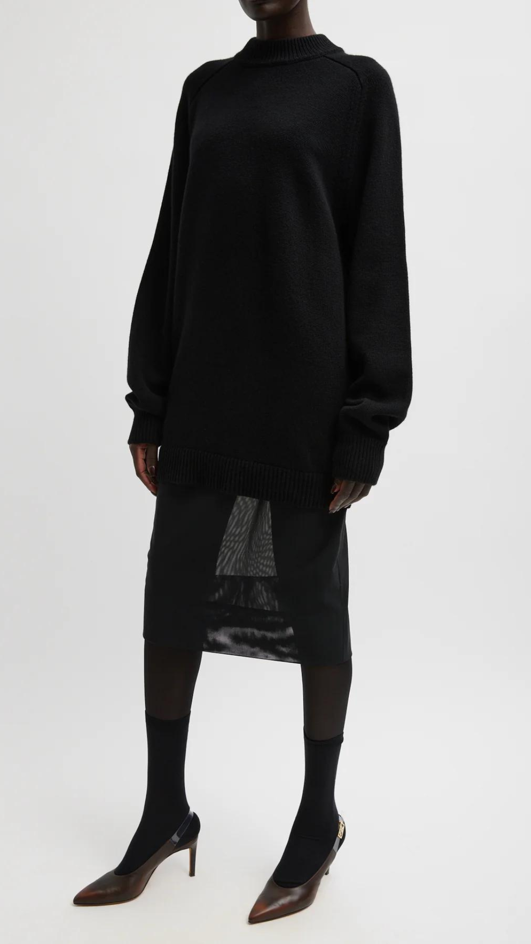 Tibi Oversized Crewneck Pullover