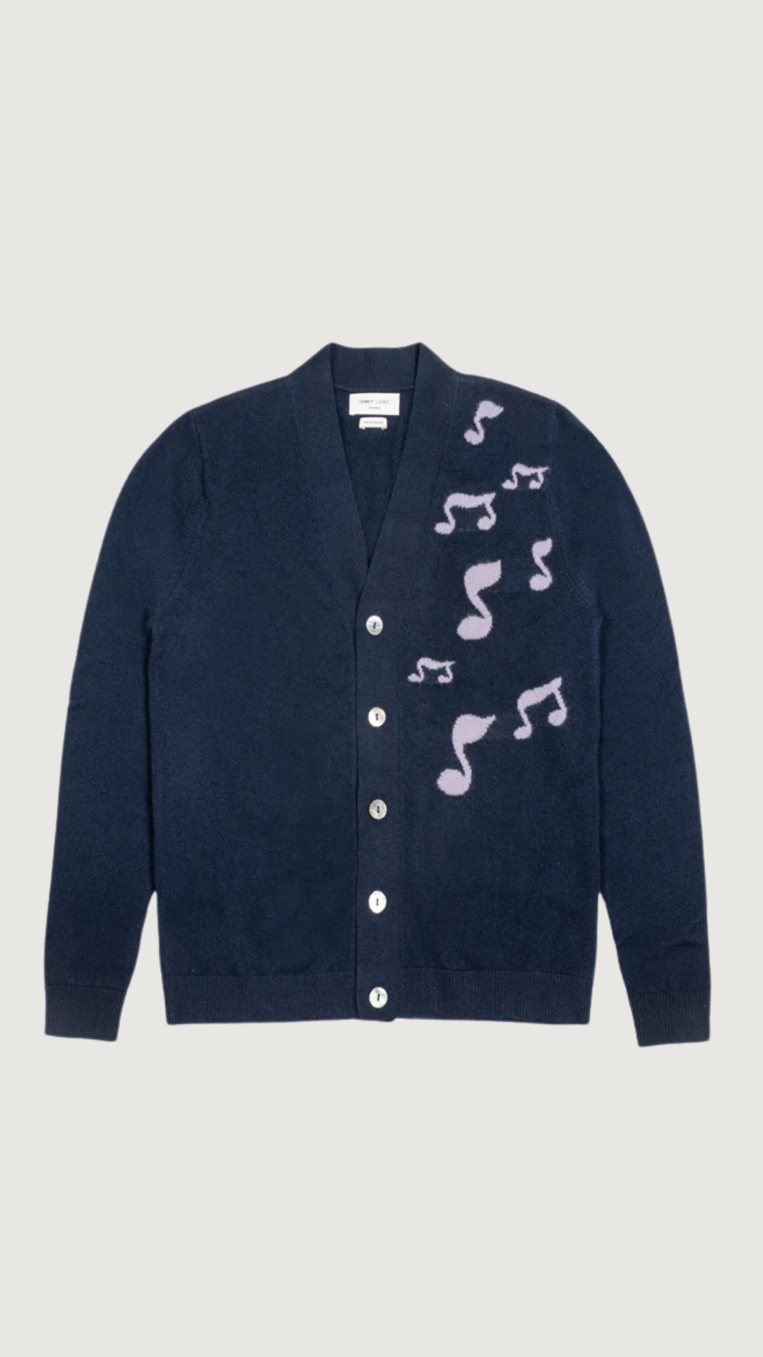 LEREt LERET No80 Music Cashmere Cardigan