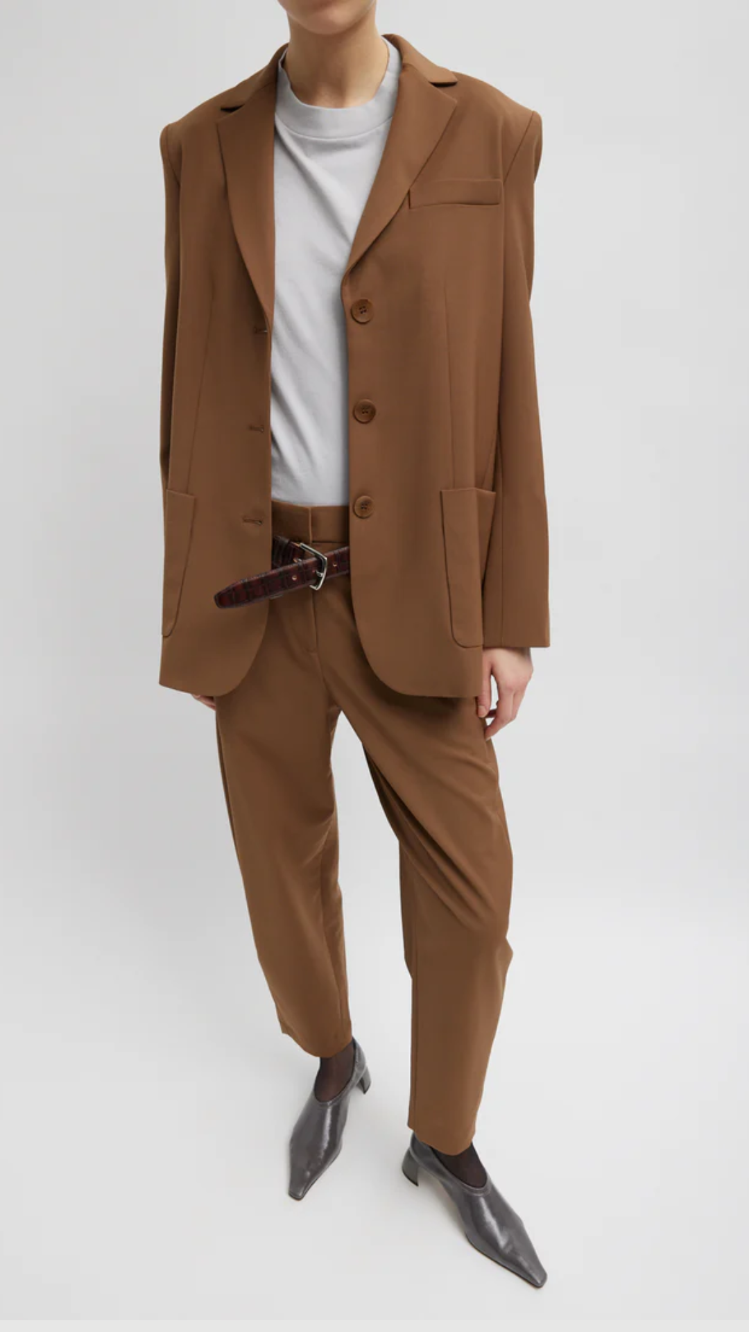 Tibi Tropical Wool Max Blazer