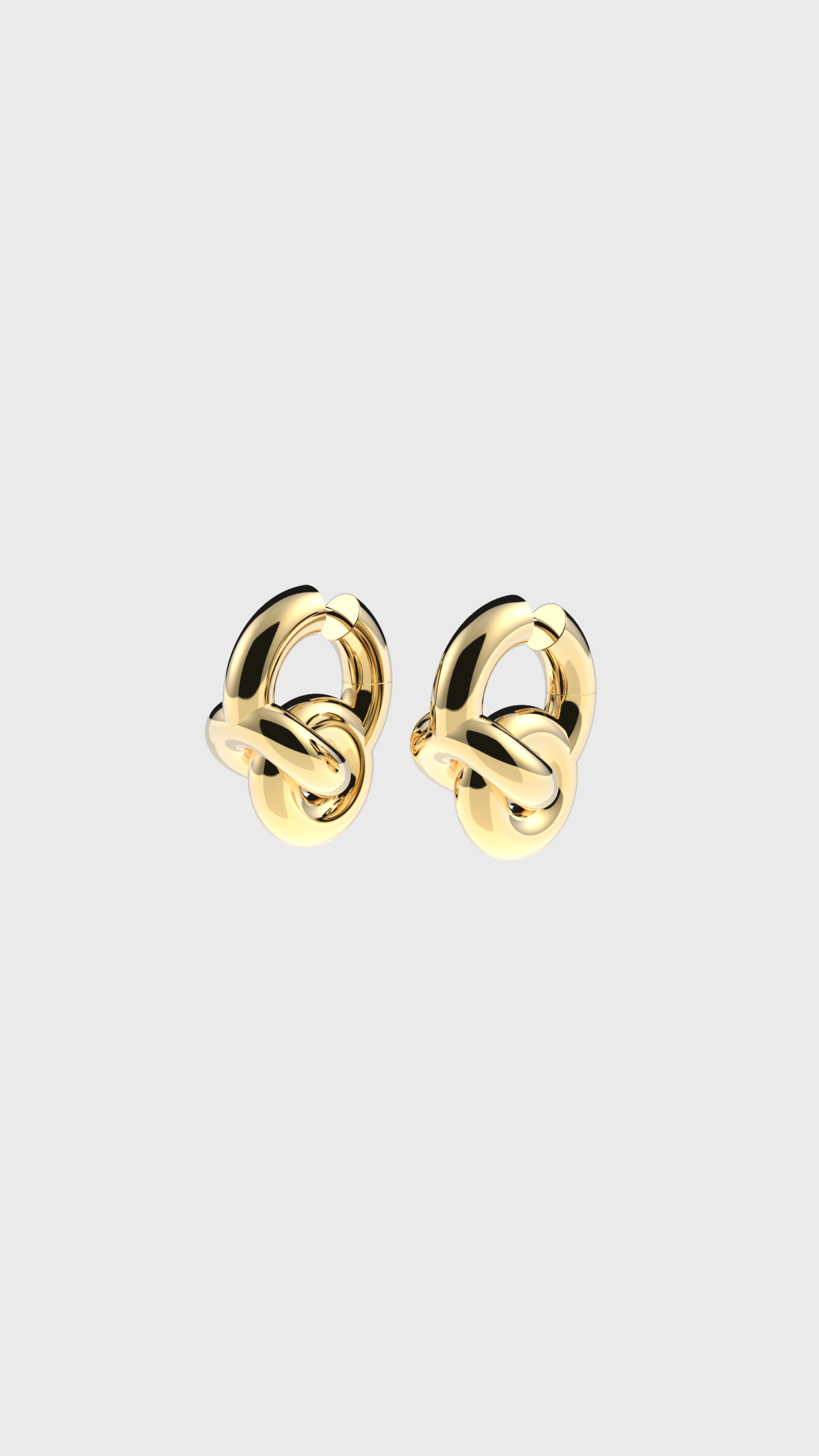 Uncommon Matters Mini Knot Creoles Earrings