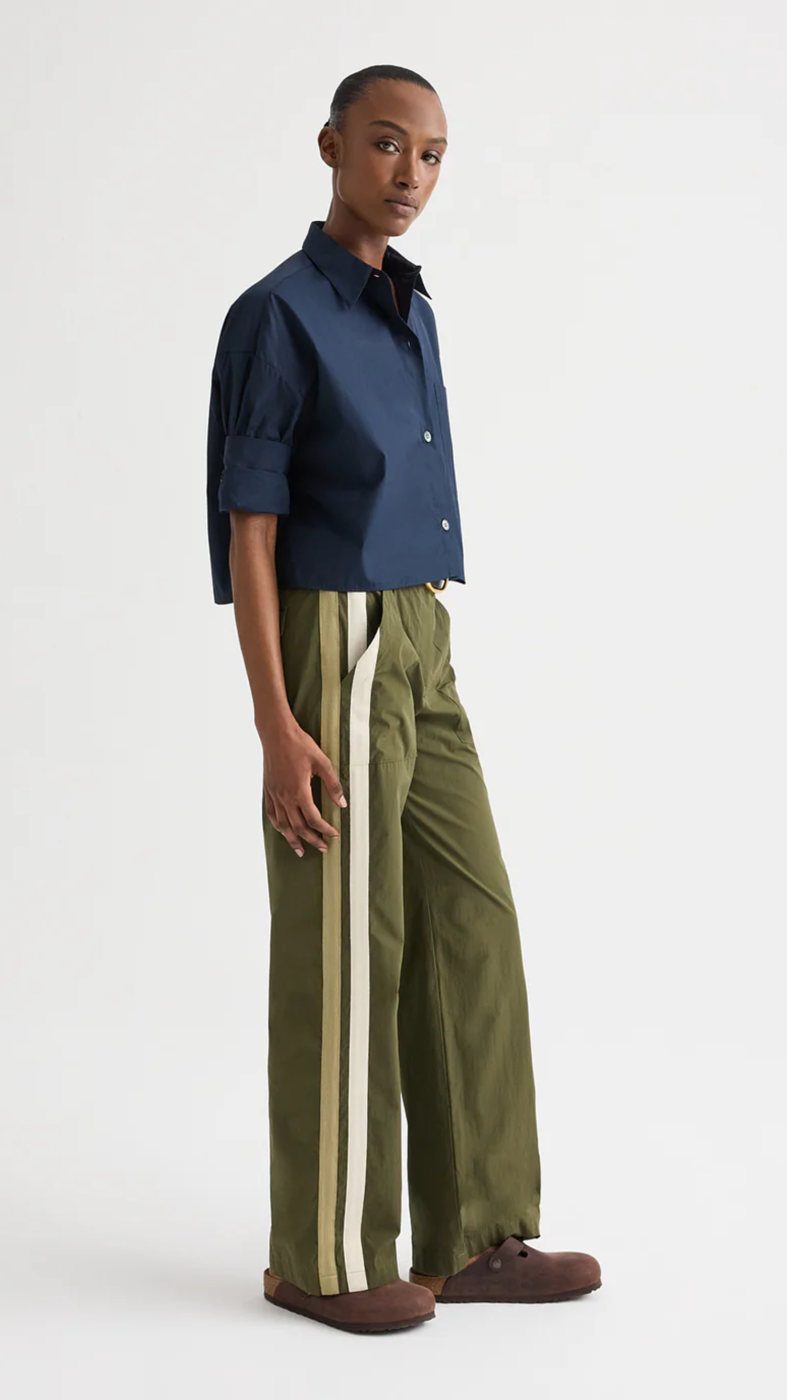 TWP Next Ex Superfine Cotton Shirt in Midnight