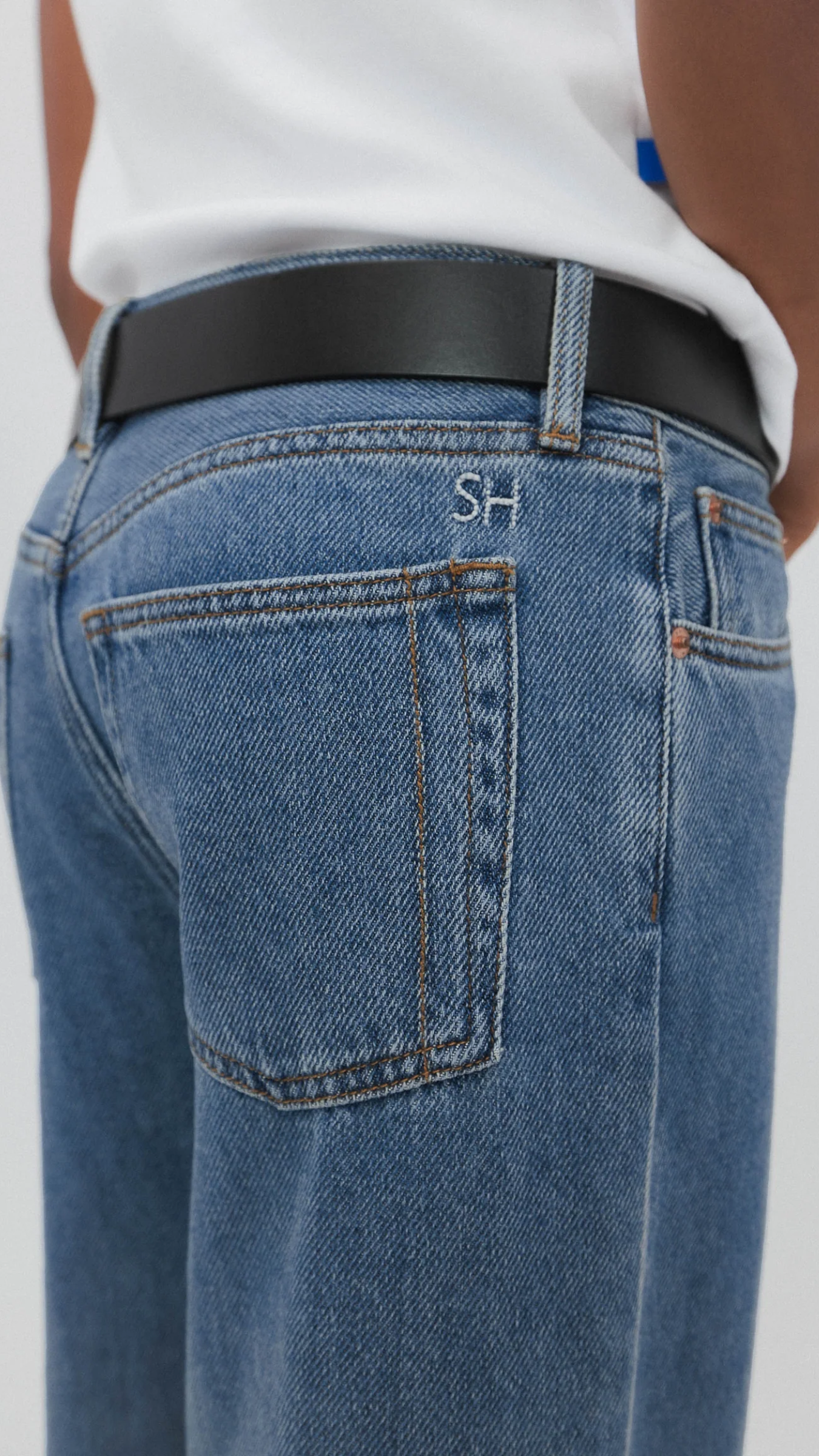 Still Here Walker Jean in Classic Blue