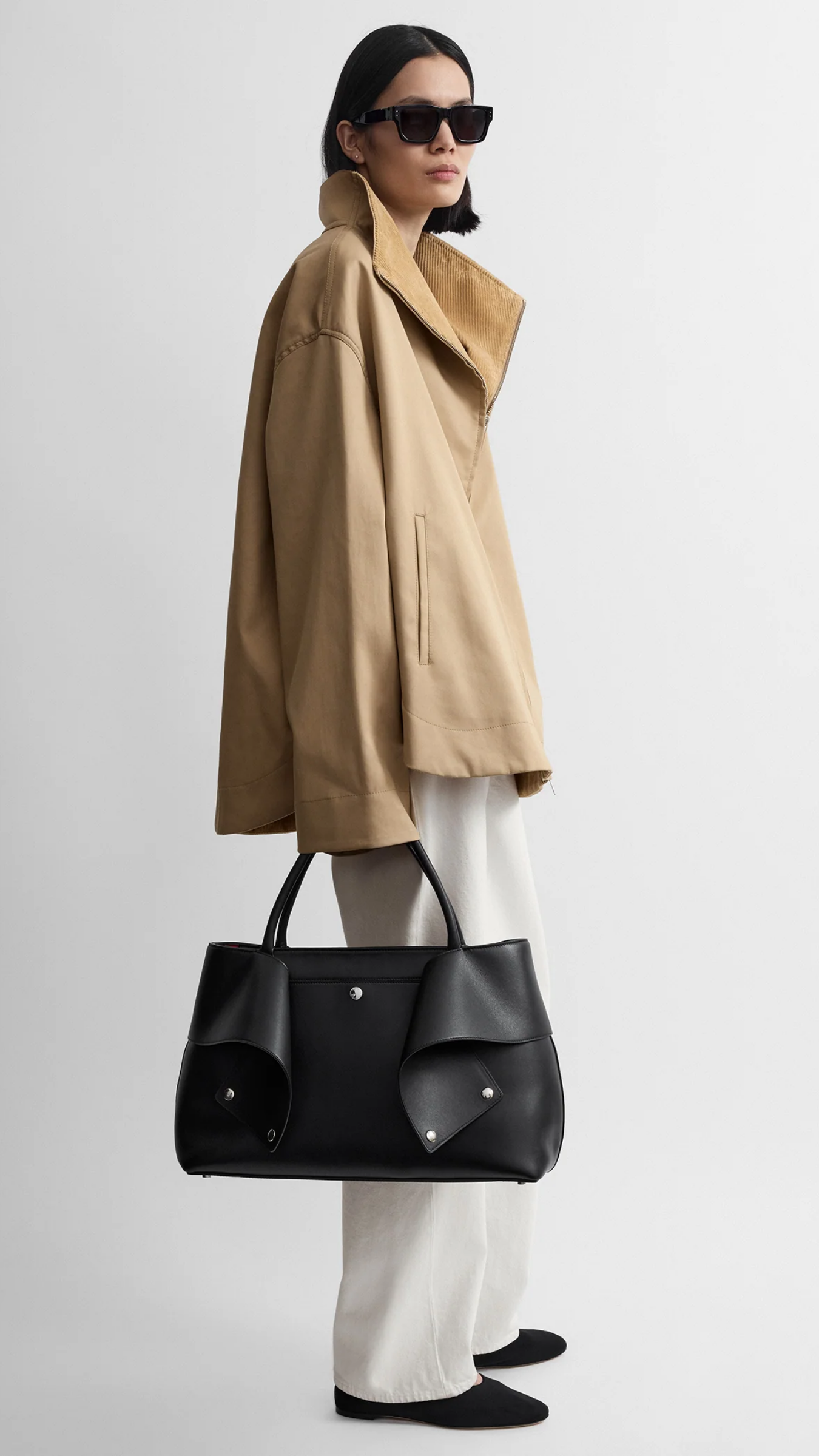 Toteme Zipped Country Jacket in Fawn