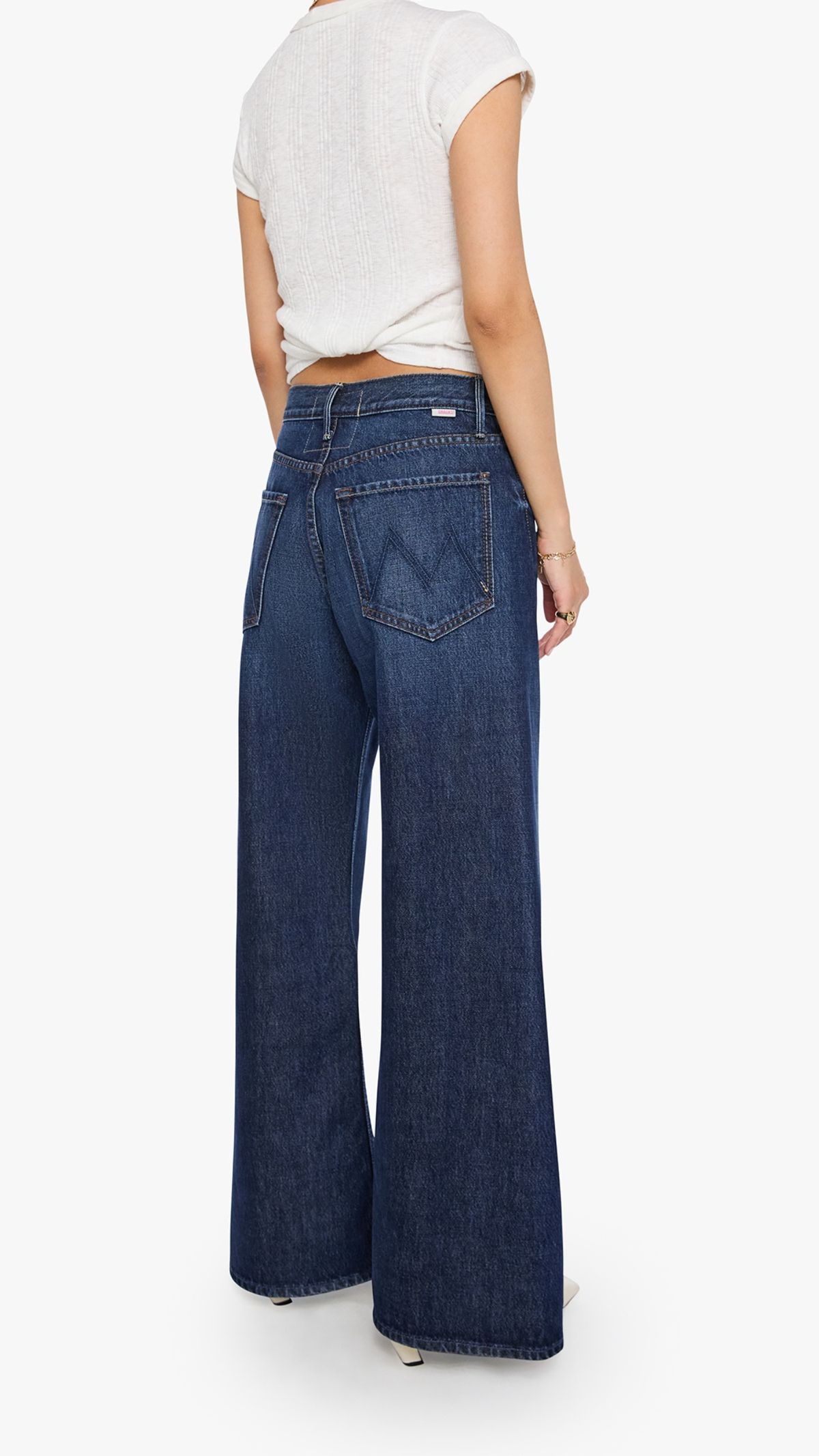 MOTHER Lil Lemon Twist Sneak Jean in Fresh Squeezed