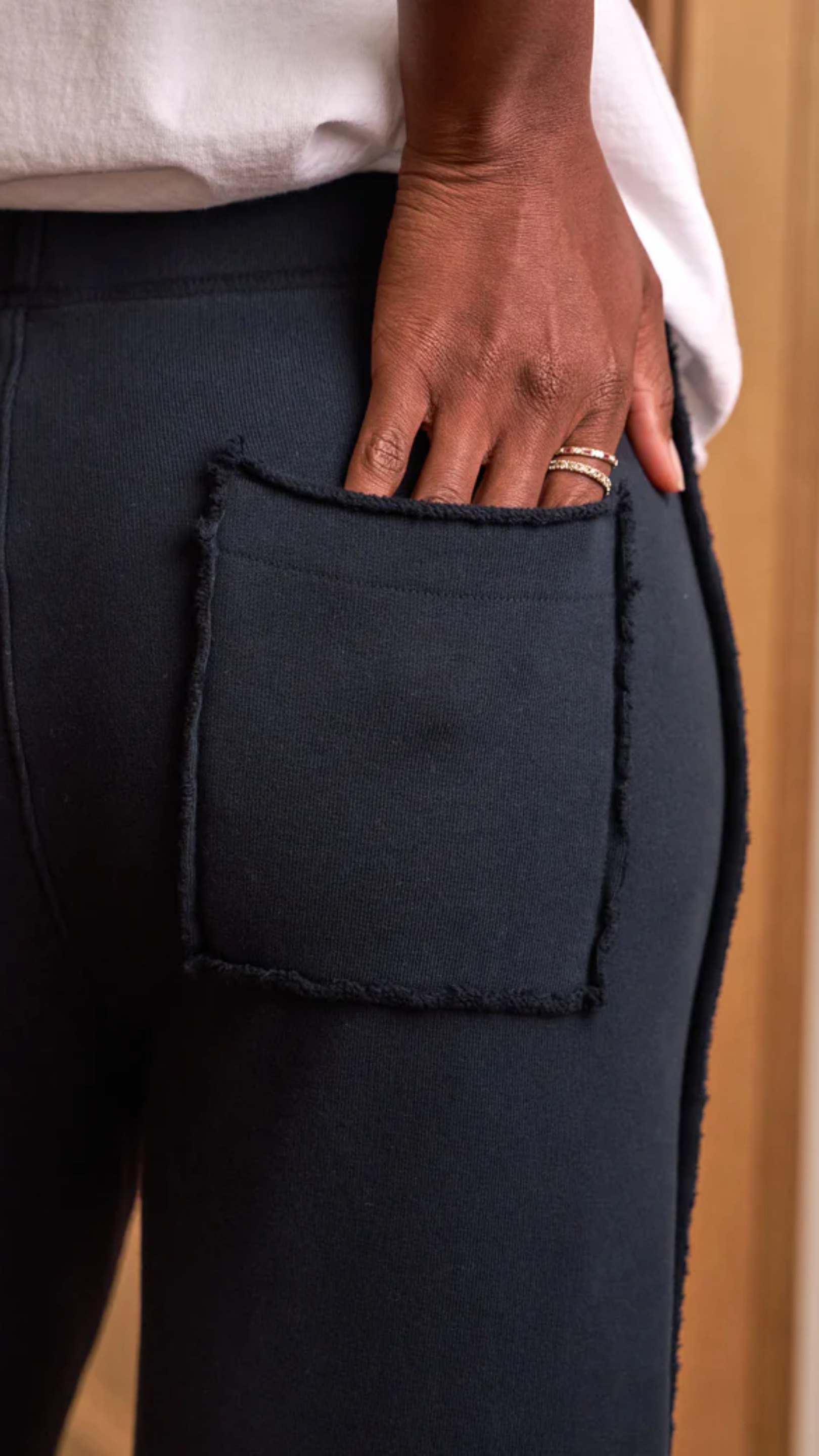 Frank & Eileen Bella Italian Full Sweatpant in British Royal Navy
