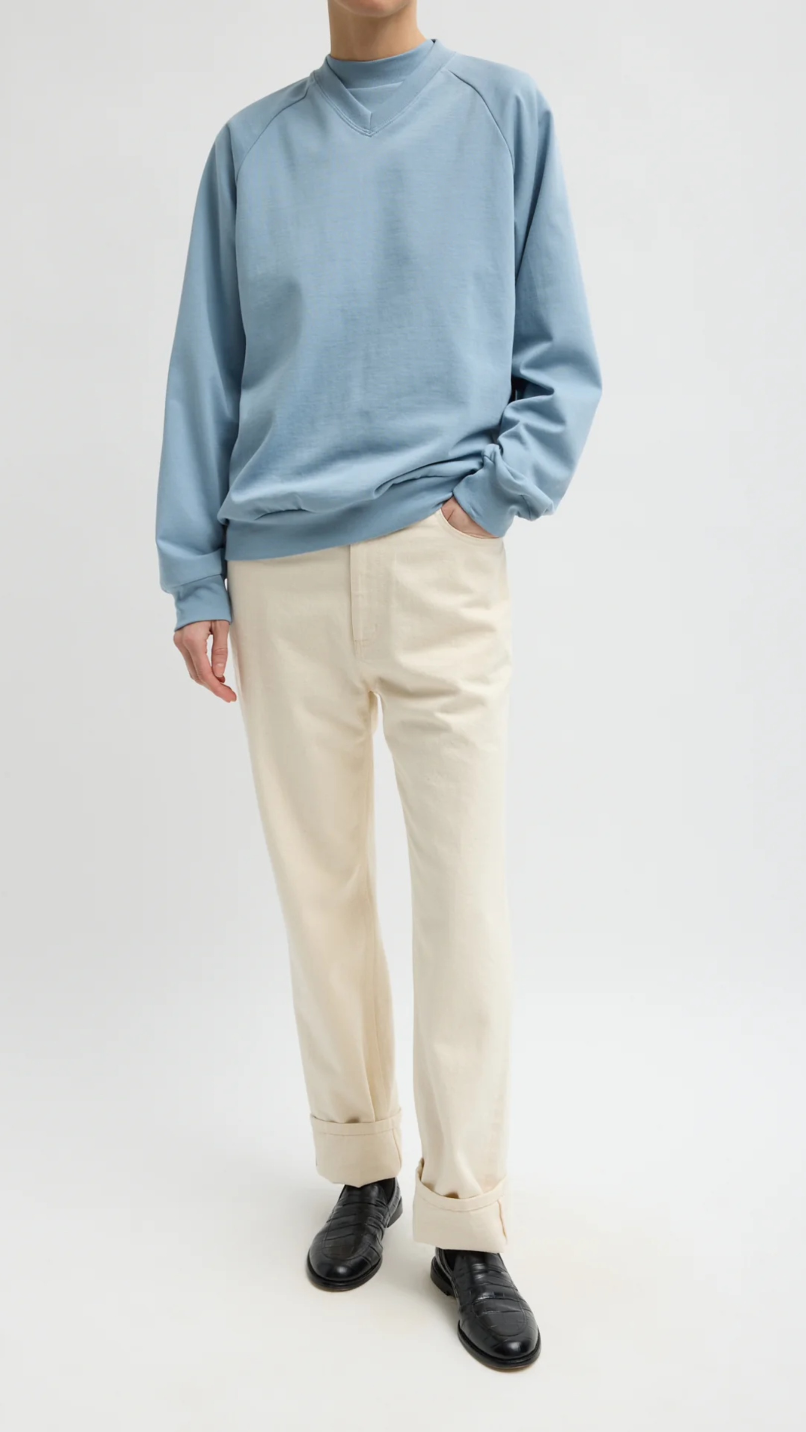 Tibi Selvedge Denim 5 Pocket Alec Jean