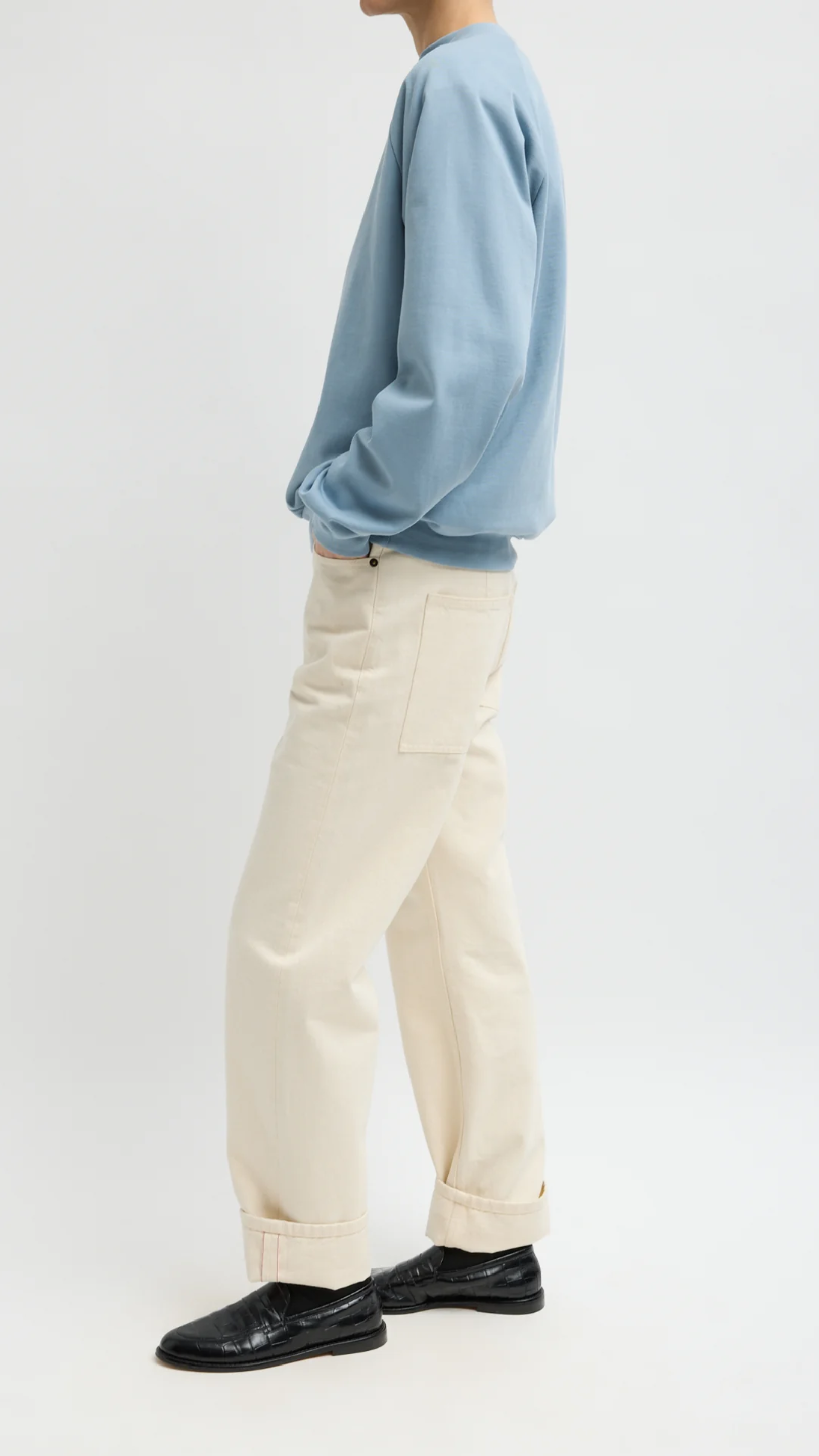 Tibi Selvedge Denim 5 Pocket Alec Jean