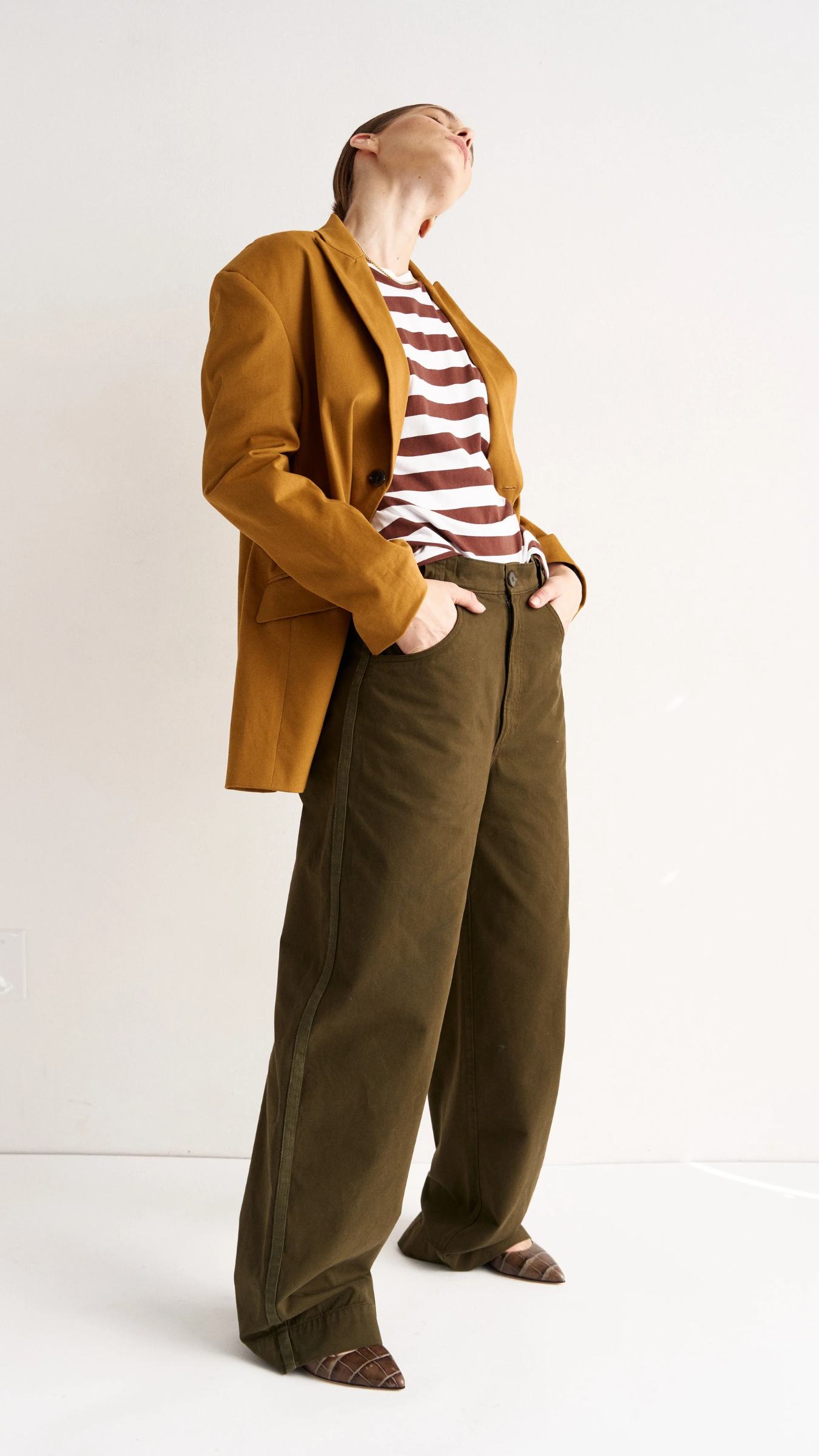 Jamie Haller The Oversized Blazer in Mustard