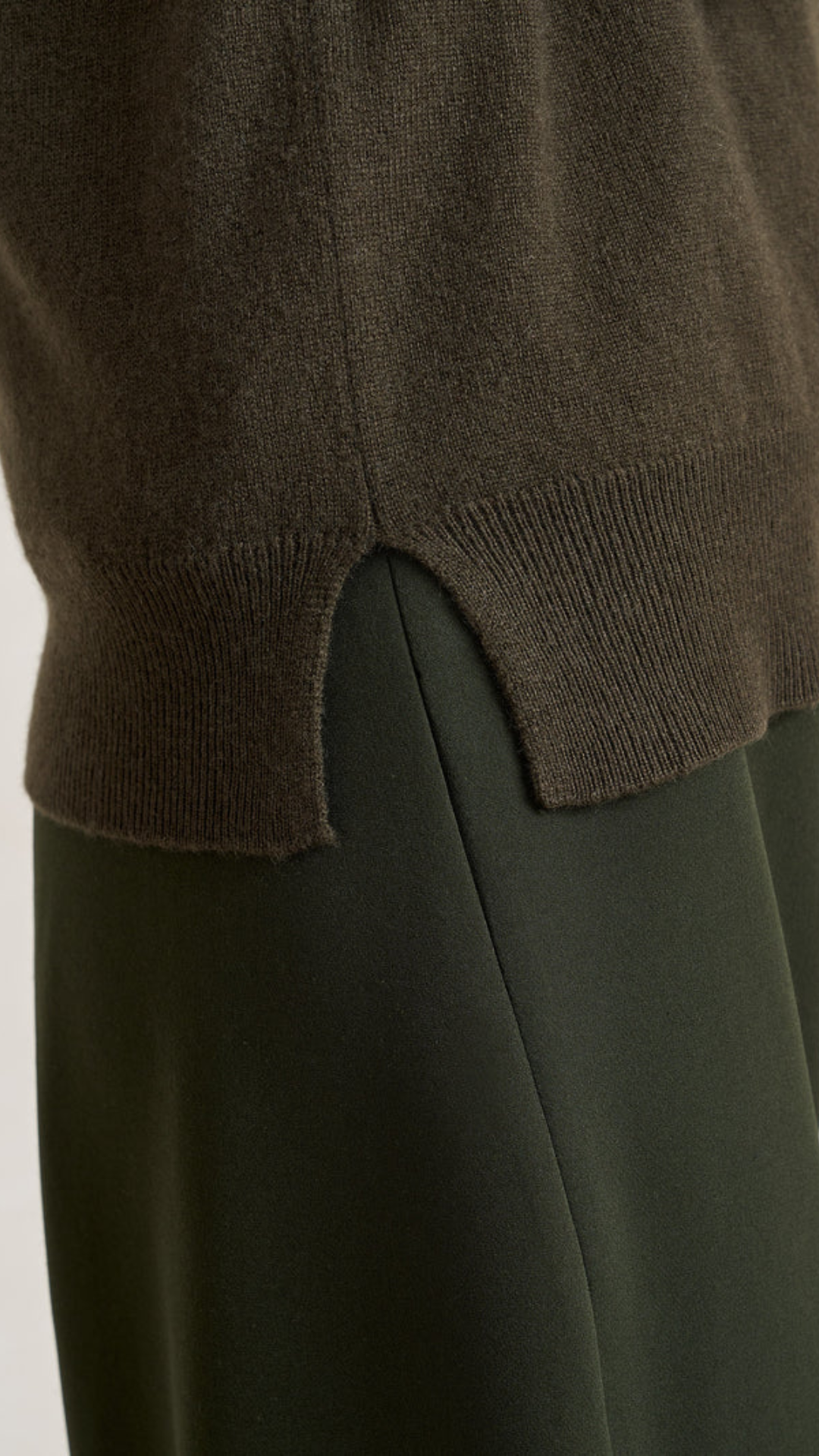 La Ligne Solid Lean Lines Sweater